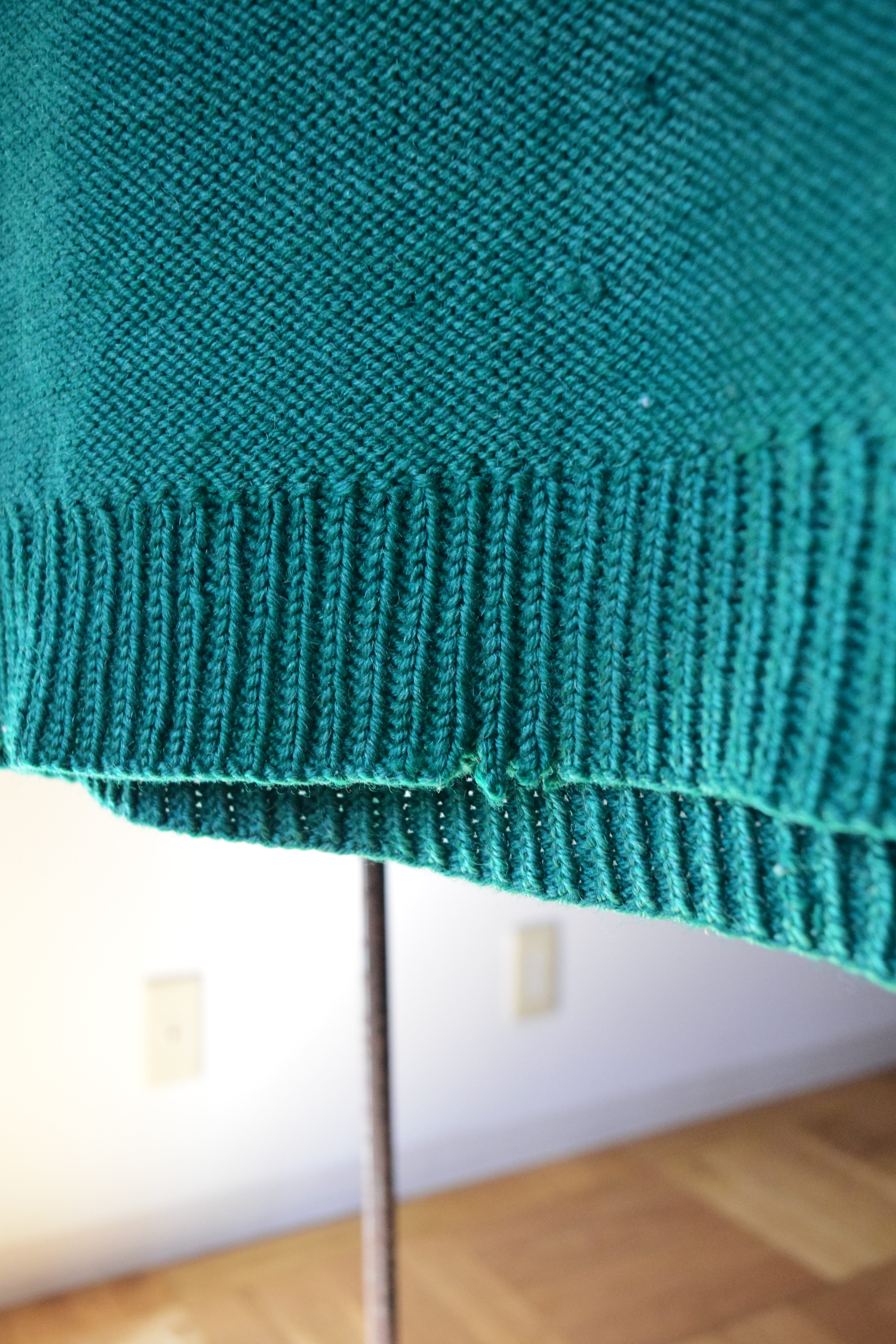 Vintage hand knit vest の画像 5