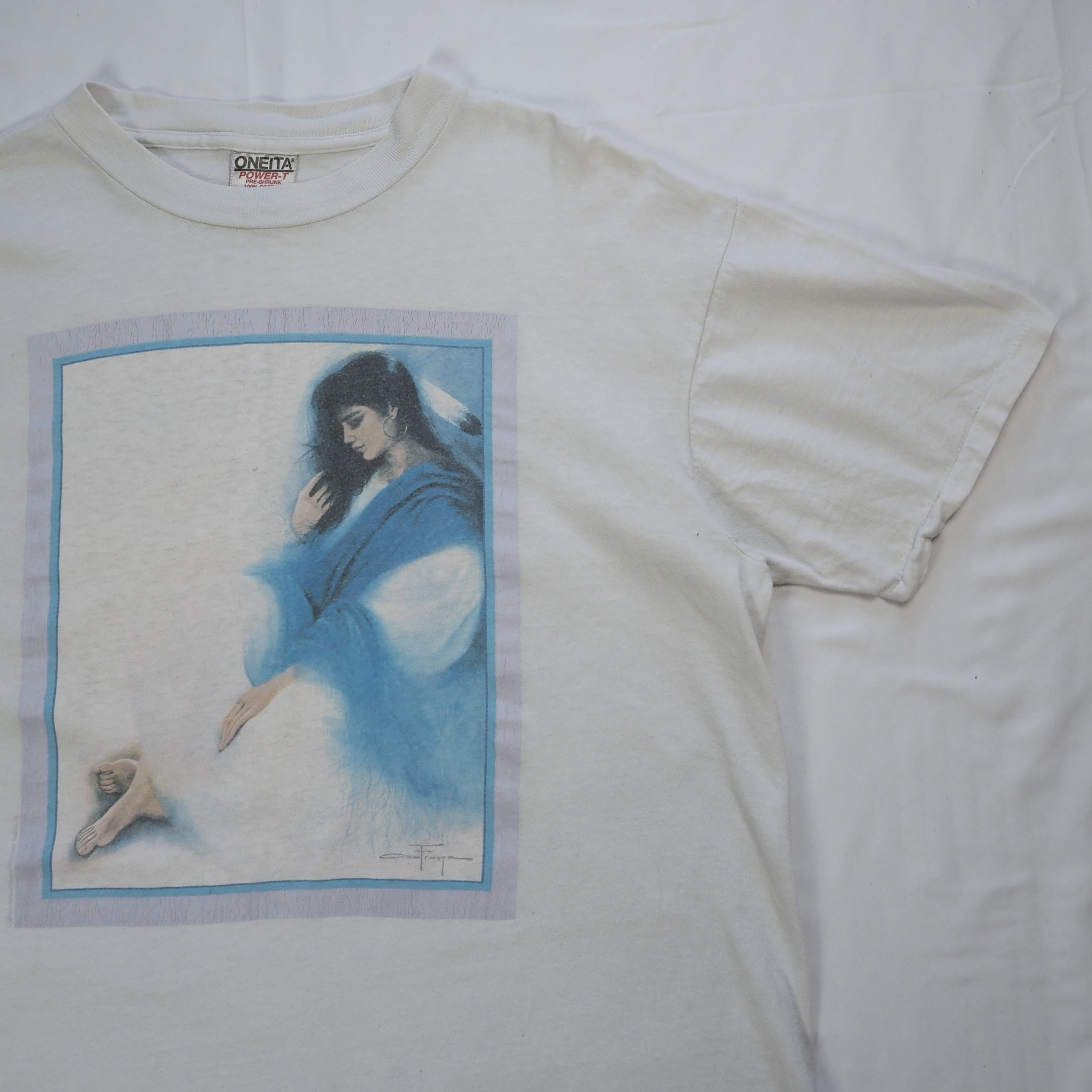 90’s Oneita プリントTシャツ Lサイズ の画像 6