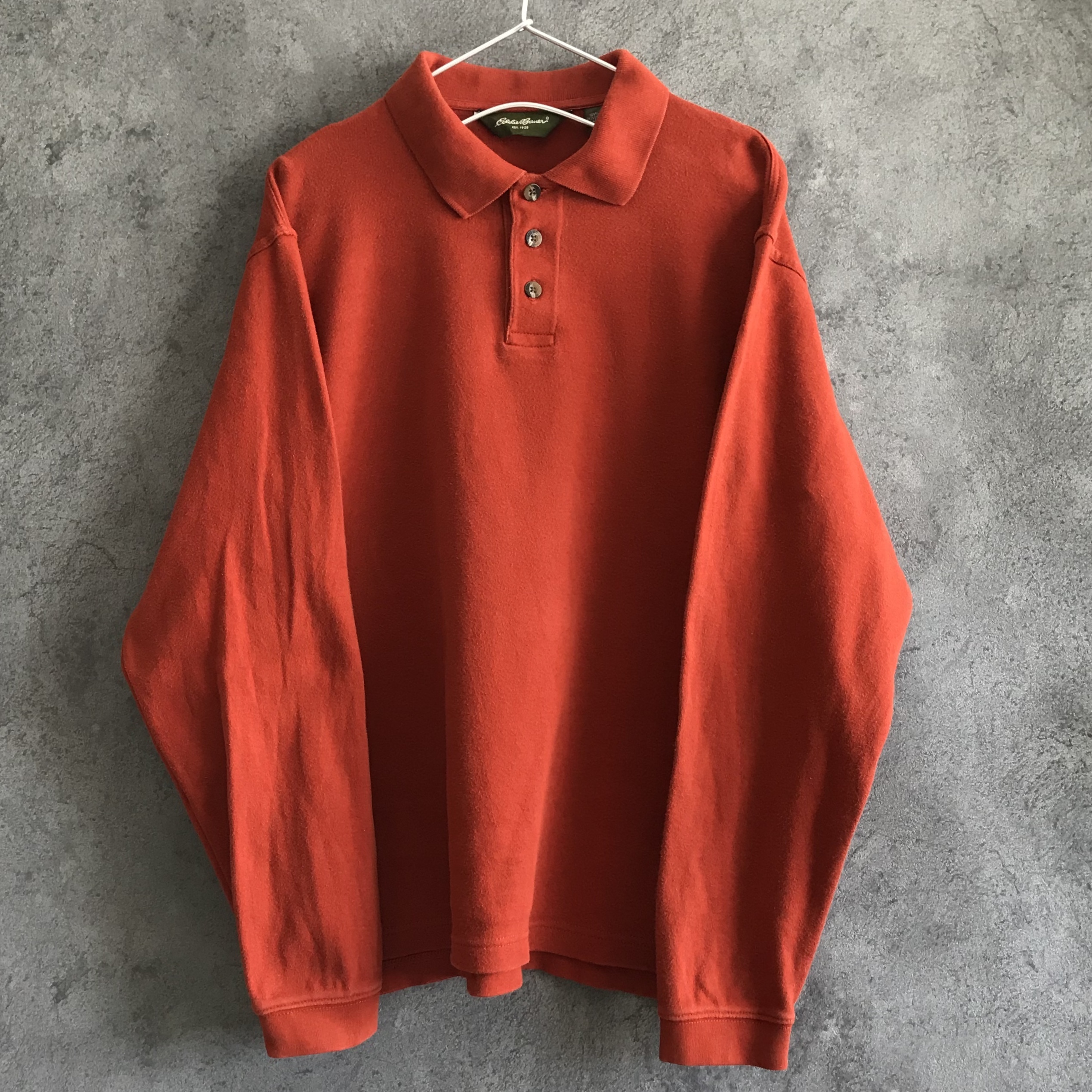 古着 ポロシャツ 古着 アウトドア レトロ 90s Eddie Bauer エデ バウアー ブルネイ製 えんじ色 アート メンズ 長袖 古着屋 Antenna アンテナ 海外でセレクトした個性的な古着専門の通販店です 古着 ポロシャツ 古着 アウトドア レトロ 90s Eddie Bauer エデ バウアー ブルネイ製 えんじ色 アート メンズ 長袖 古着屋 Antenna アンテナ 海外でセレクトした個性的な古着専門の通販店です