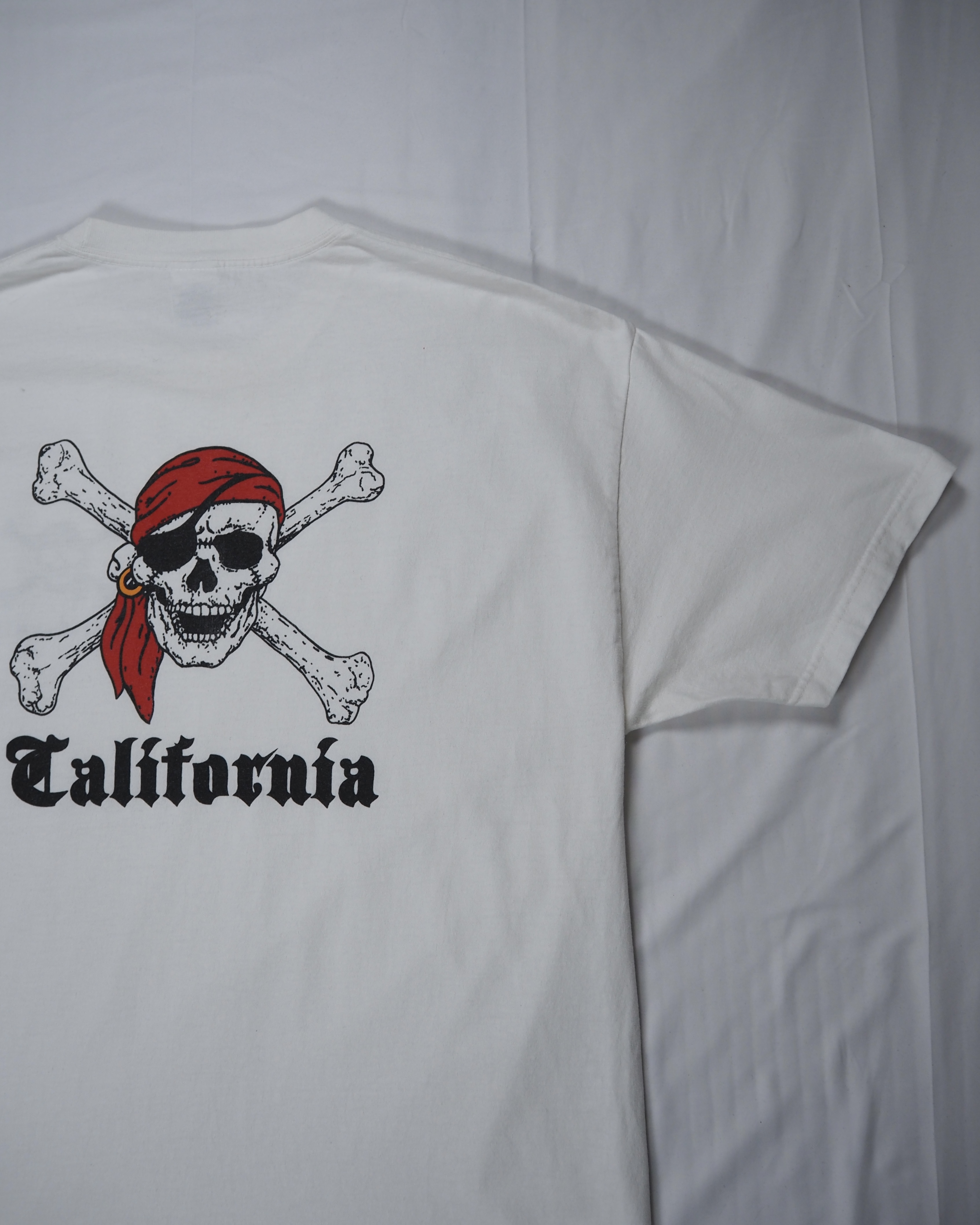 【VCM入荷】00’s プリントTシャツ スカルプリント☠️ カリフォルニア XL の画像 4
