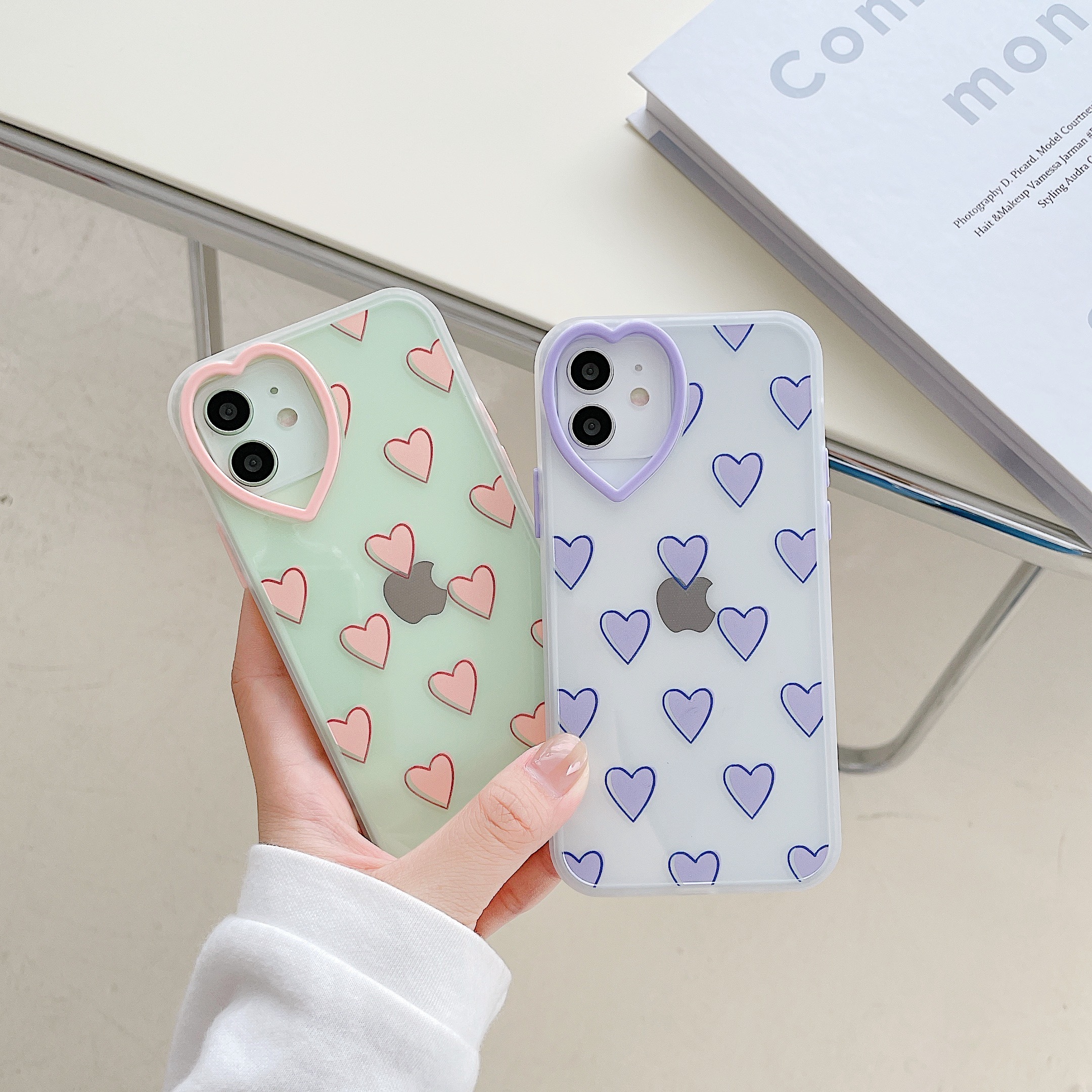キャンディーカラー ミニハート クリア Iphoneケース ピンク ラベンダー Coco Rose Beauty ココ ローズ ビューティー キャンディーカラー ミニハート クリア Iphoneケース ピンク ラベンダー Coco Rose Beauty ココ ローズ ビューティー