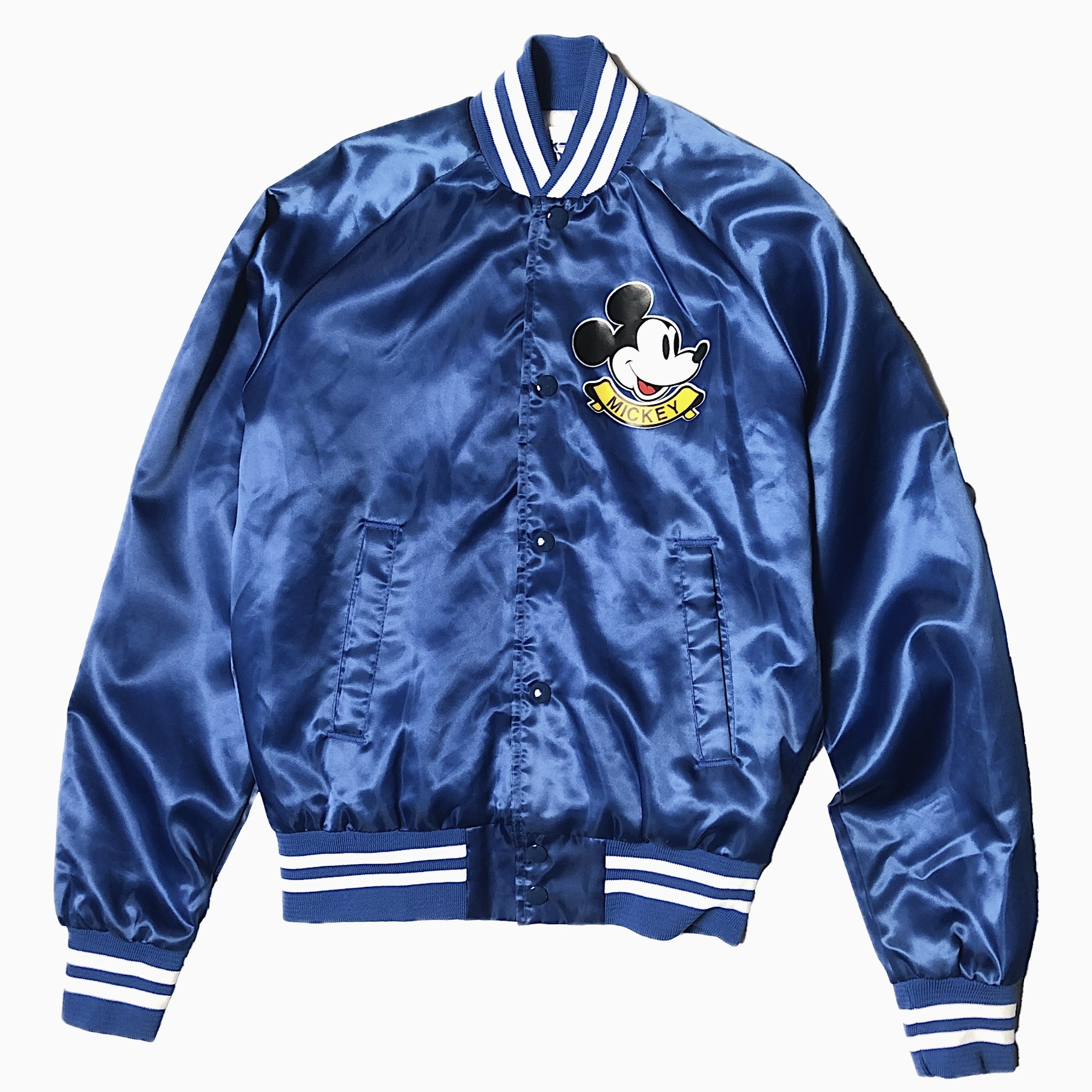 Vintage 90's【Chalk Line】"Mickey Mouse" Satin Jacket の画像 2