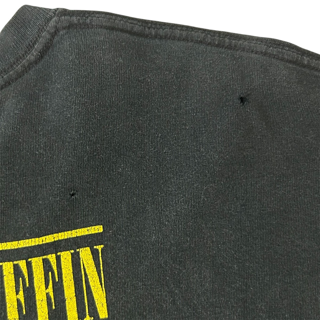 Nirvana スマイルロゴ Tシャツ 1992 Copyright グランジ フェード ブラック Fits XL の画像 20