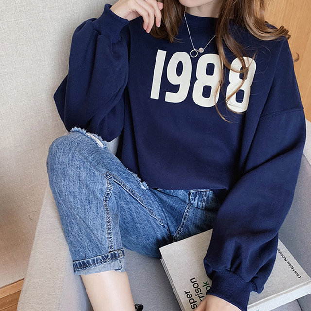 大きいサイズ ロングトレーナー 裏起毛 秋 冬 トレーナー レディース シンプル ロゴ 厚手 マタニティ Ll 3l 4l 5l 長袖 トップス カットソー 大きいサイズ専門店 Rubys