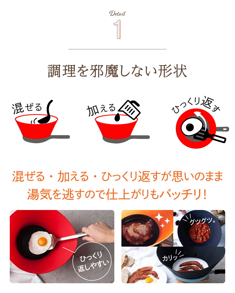 Frywall フライウォール Sサイズ cm用 オレンジ Frywall