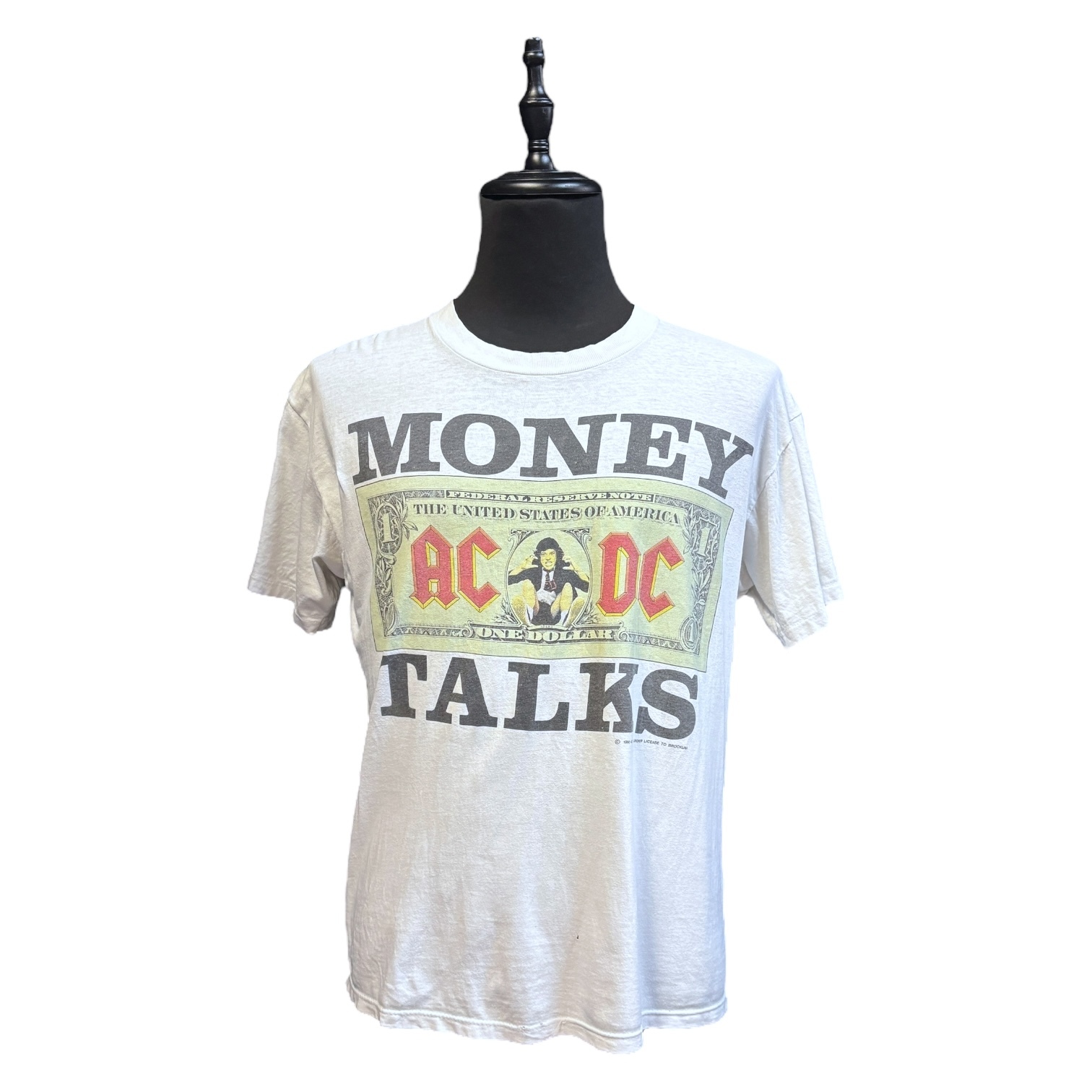 【AC/DC MONEY TALKS WORLD TOUR】エーシーディーシー マネートーク ワールドツアー Tシャツ L相当