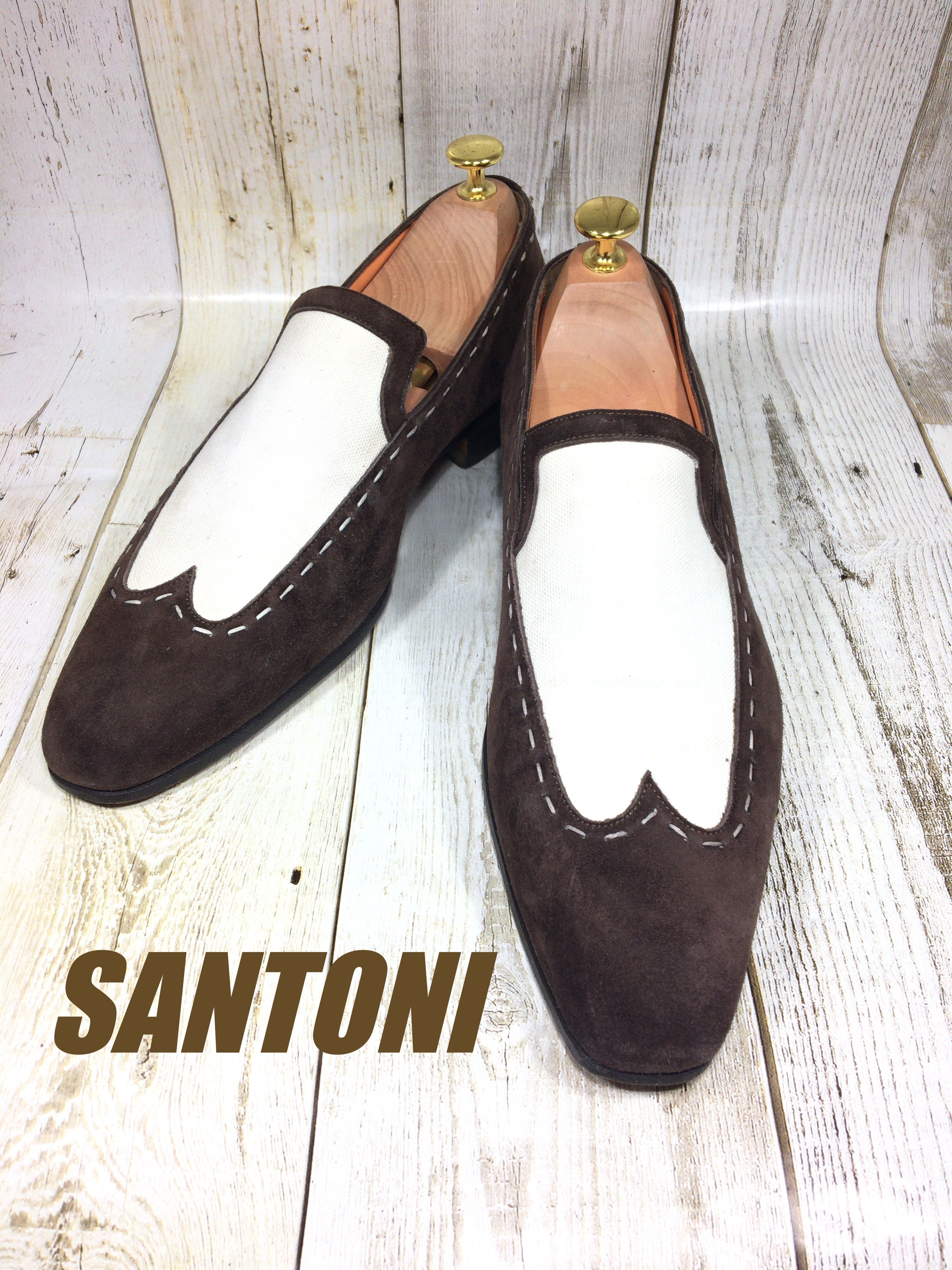 Santoni - Santoni サントーニ ビットローファー レザー ローファー