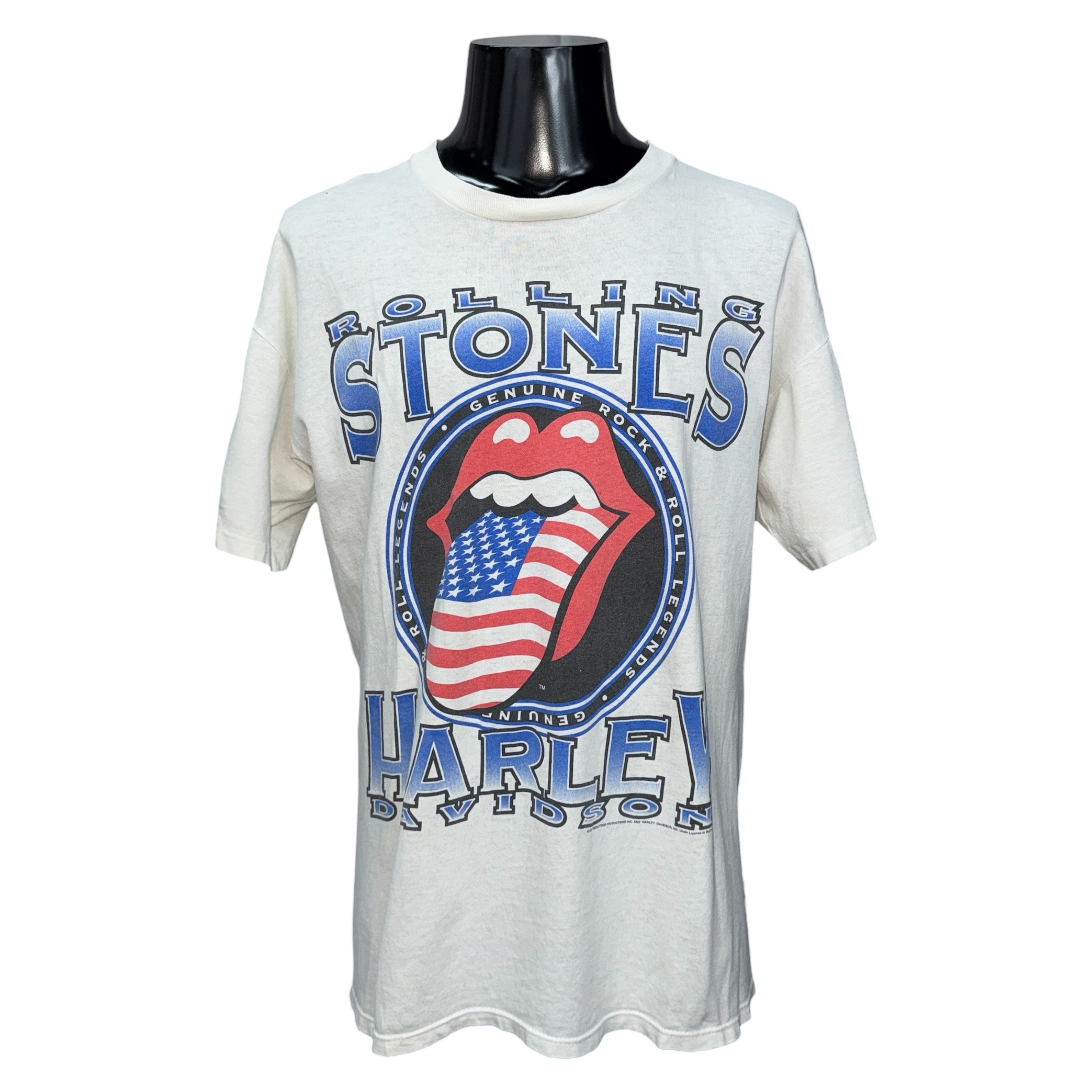【THE ROLLING STONES】ローリング・ストーンズ “HARLEY-DAVIDSON” 90’s Vintage Tシャツ