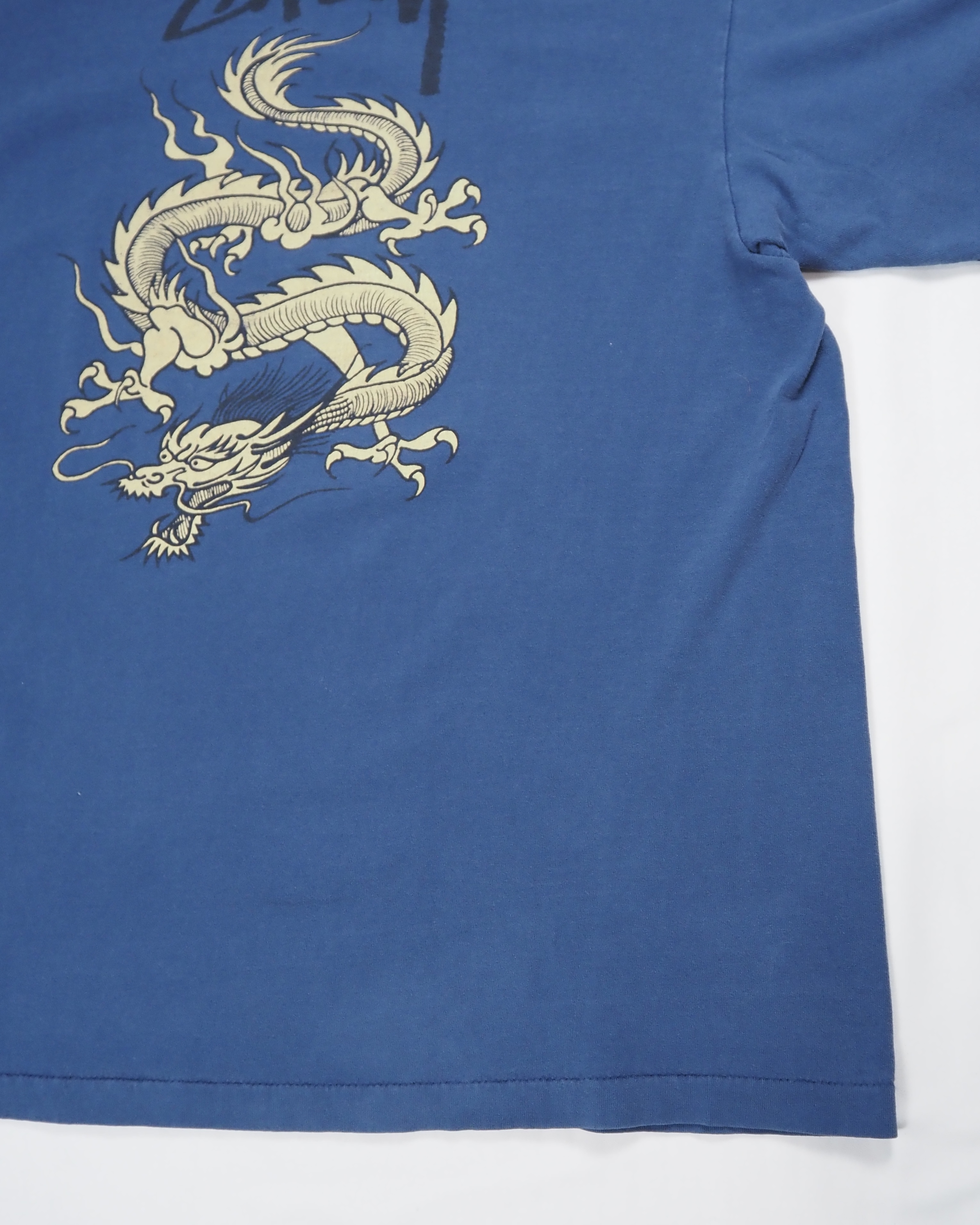 80’s OLD STUSSY ドラゴン ネイビー XL の画像 9