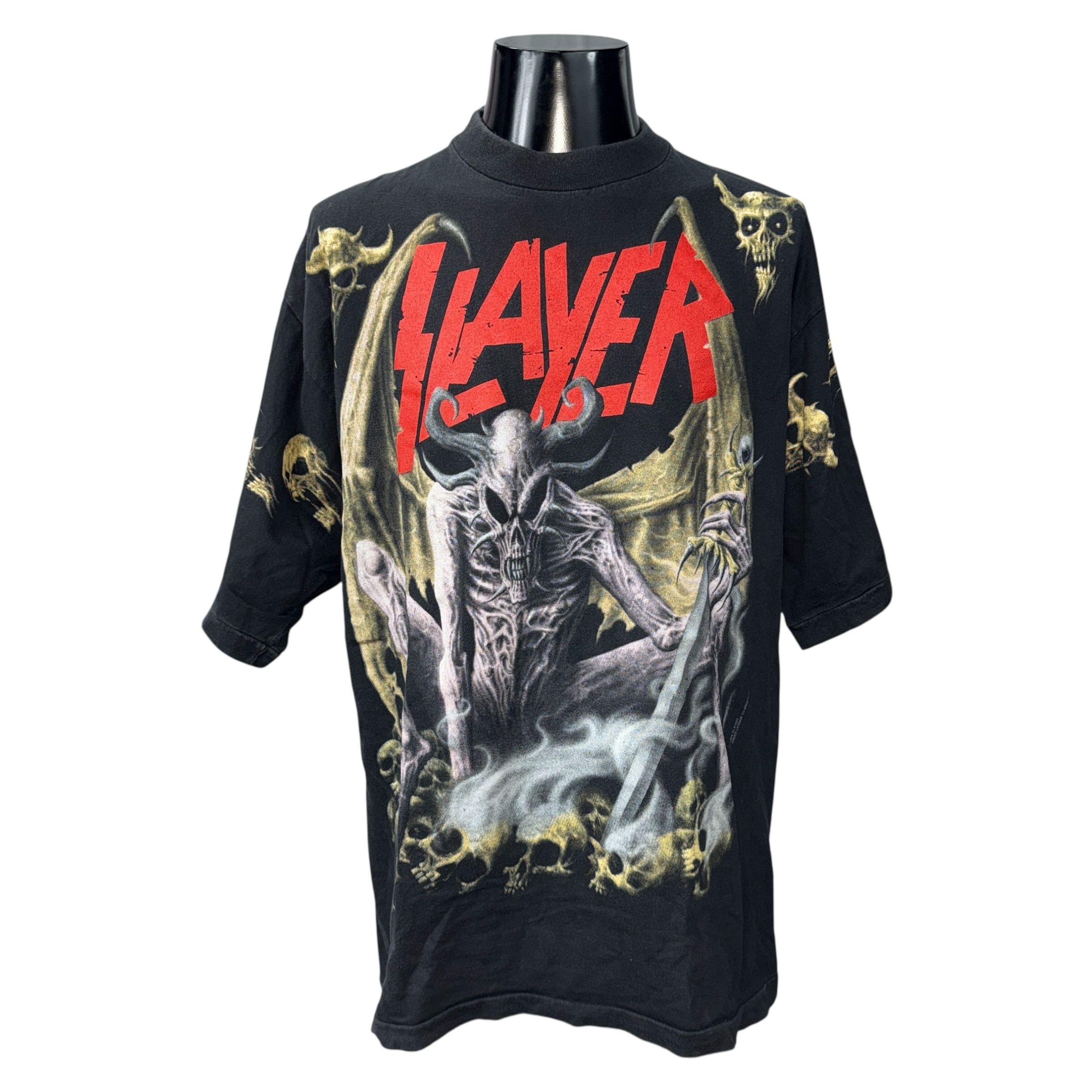 【SLAYER】スレイヤー “DAWN OF THE BEAST” 90’s Vintage 総柄Tシャツ