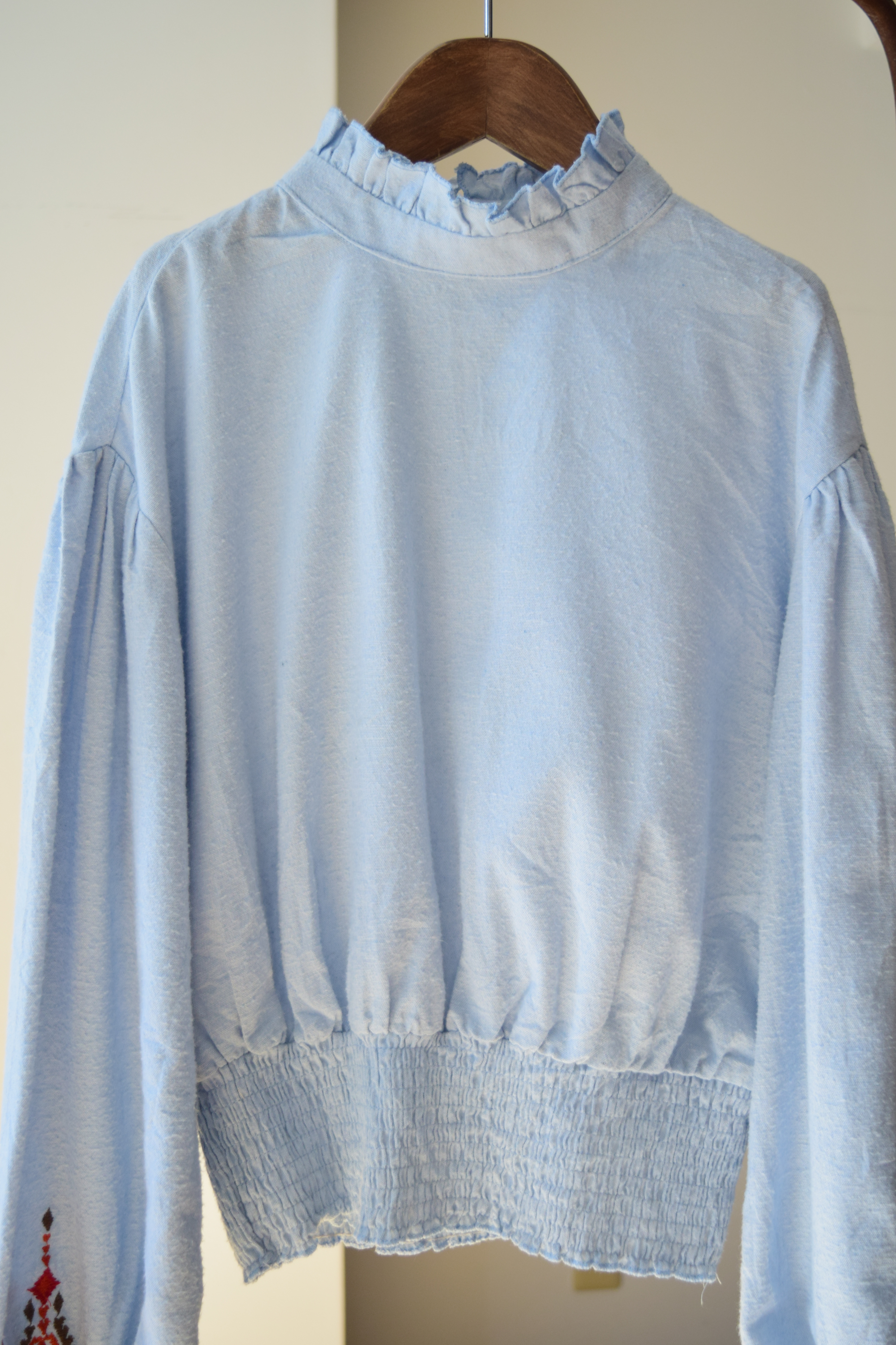 Embroidery frill blouse の画像 3