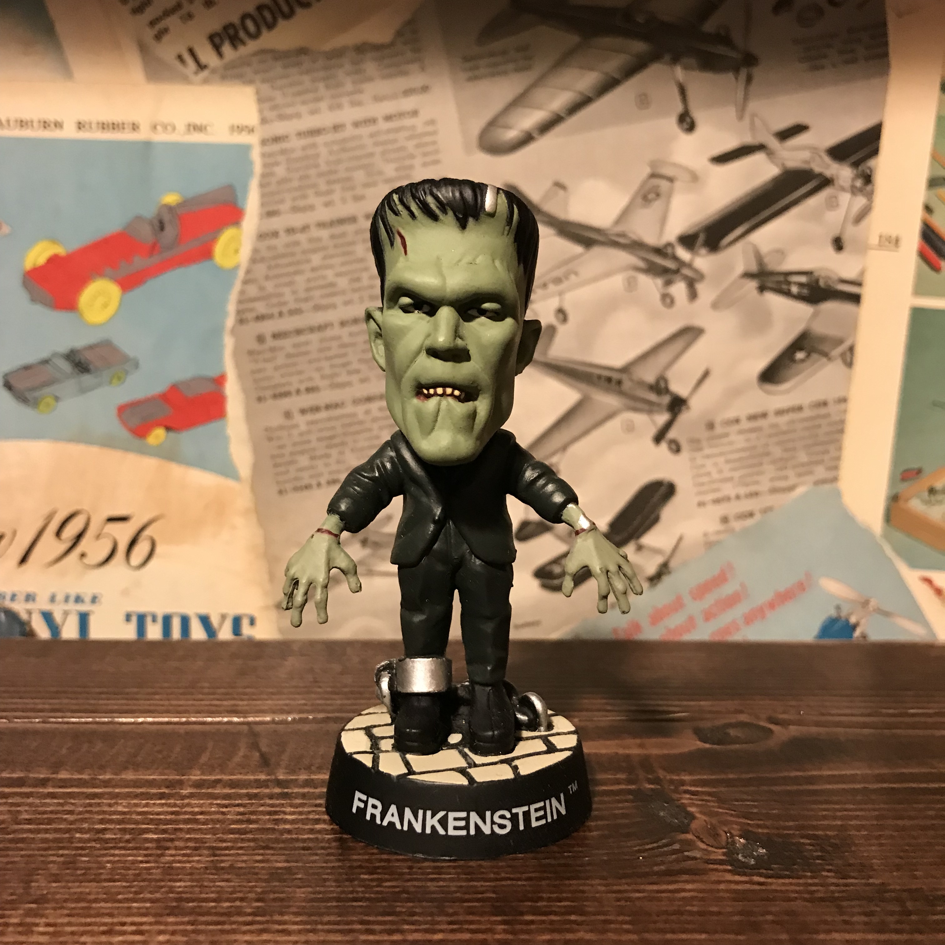 フランケンシュタインの怪物 ユニバーサルモンスター Little Big Head リトルビッグヘッド サイドショウ 1998 Toys A