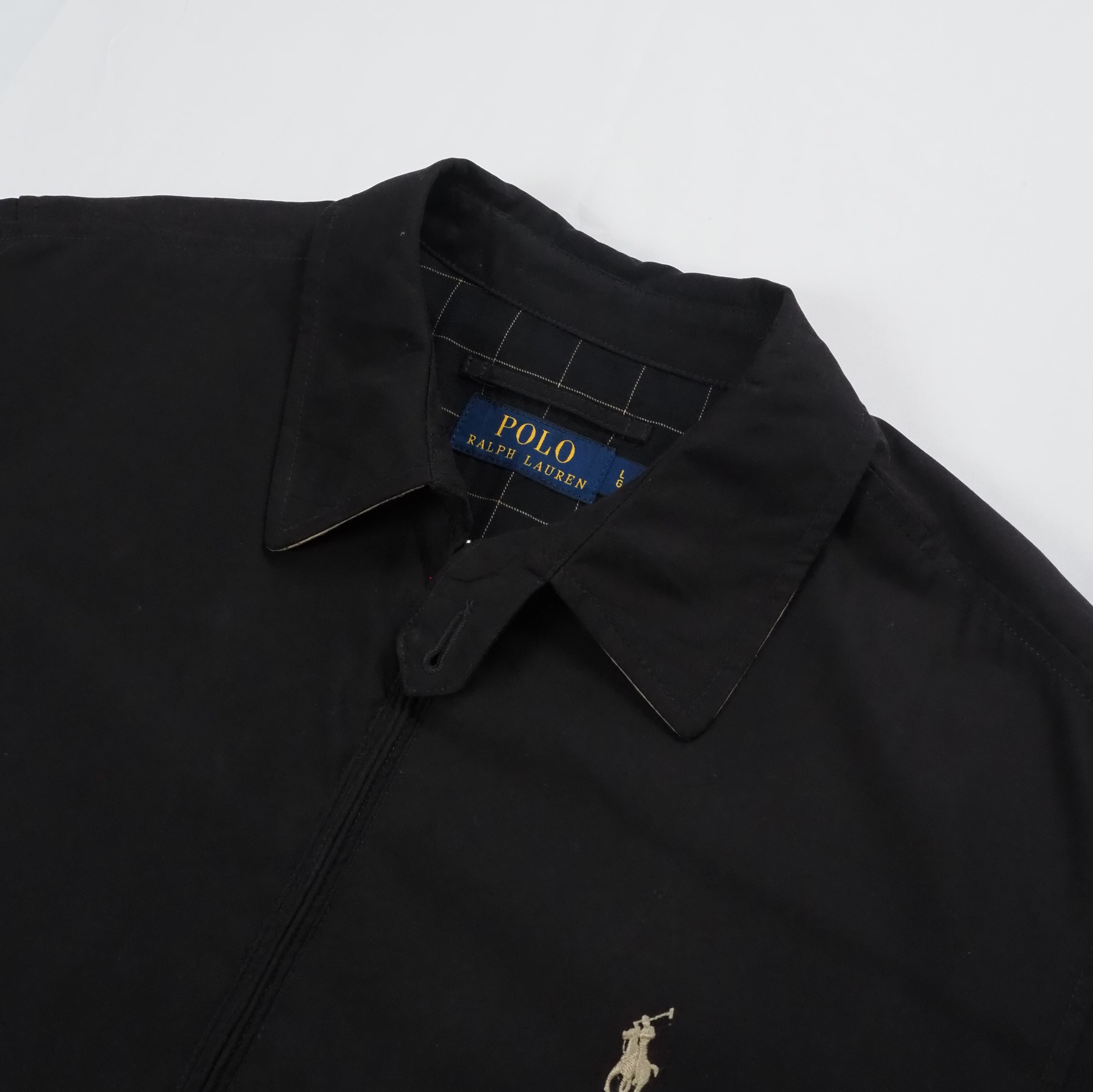 00's Ralph Lauren スイングトップ ブラック Lサイズ の画像 6
