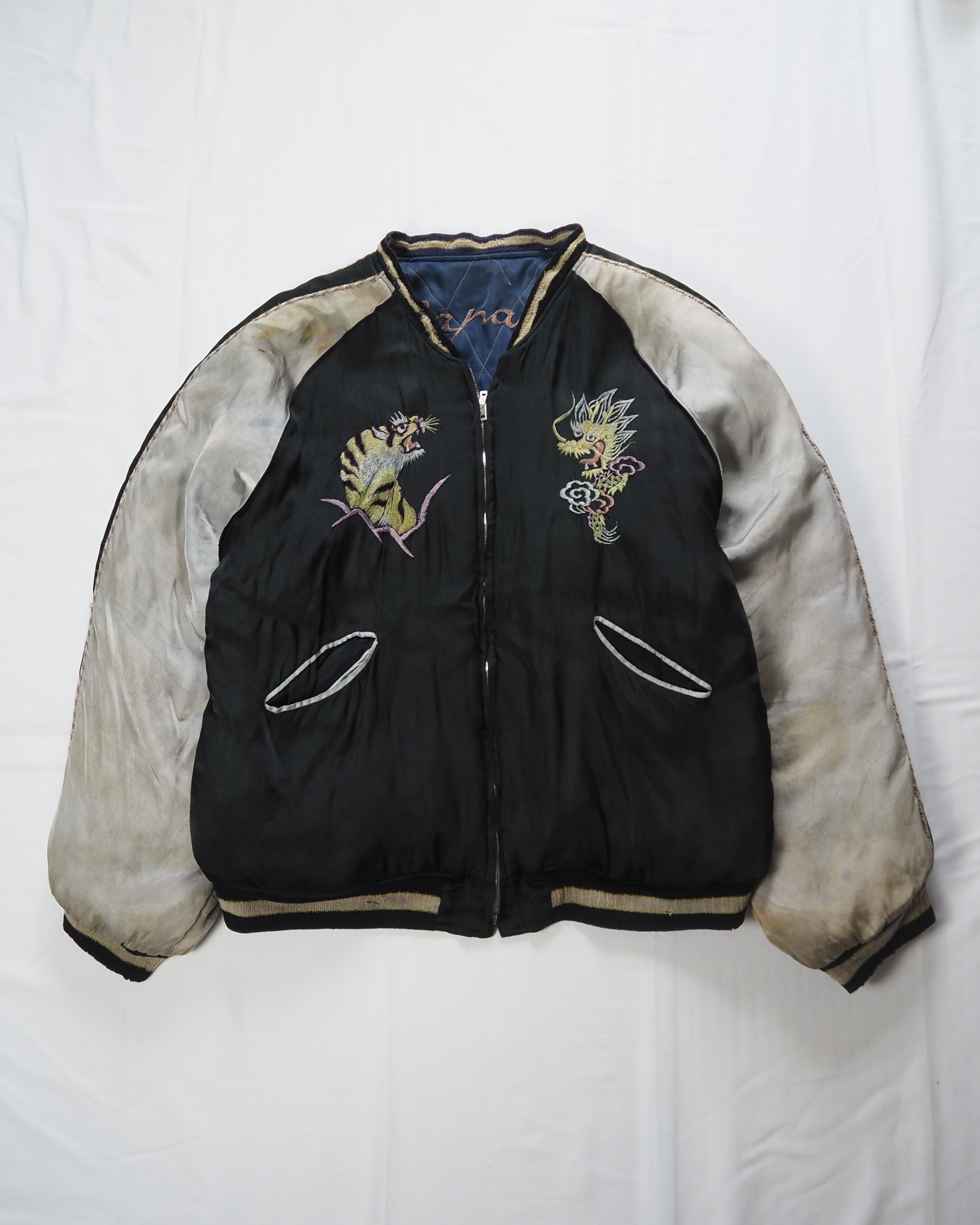 50’s スカジャン 虎×マップ の画像 5