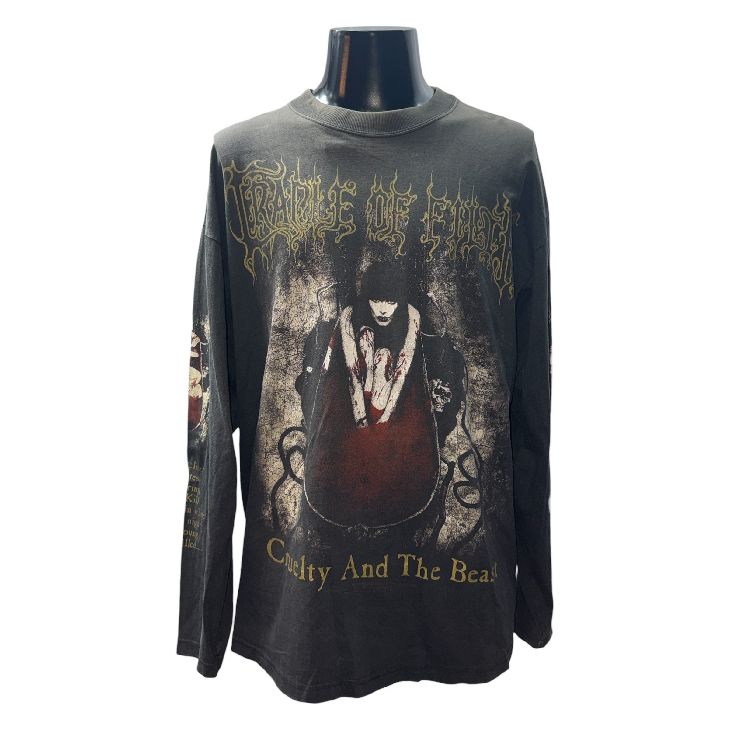 【CRADLE OF FILTH】クレイドル・オブ・フィルス “Cruelty And The Beast” ロングスリーブTシャツ