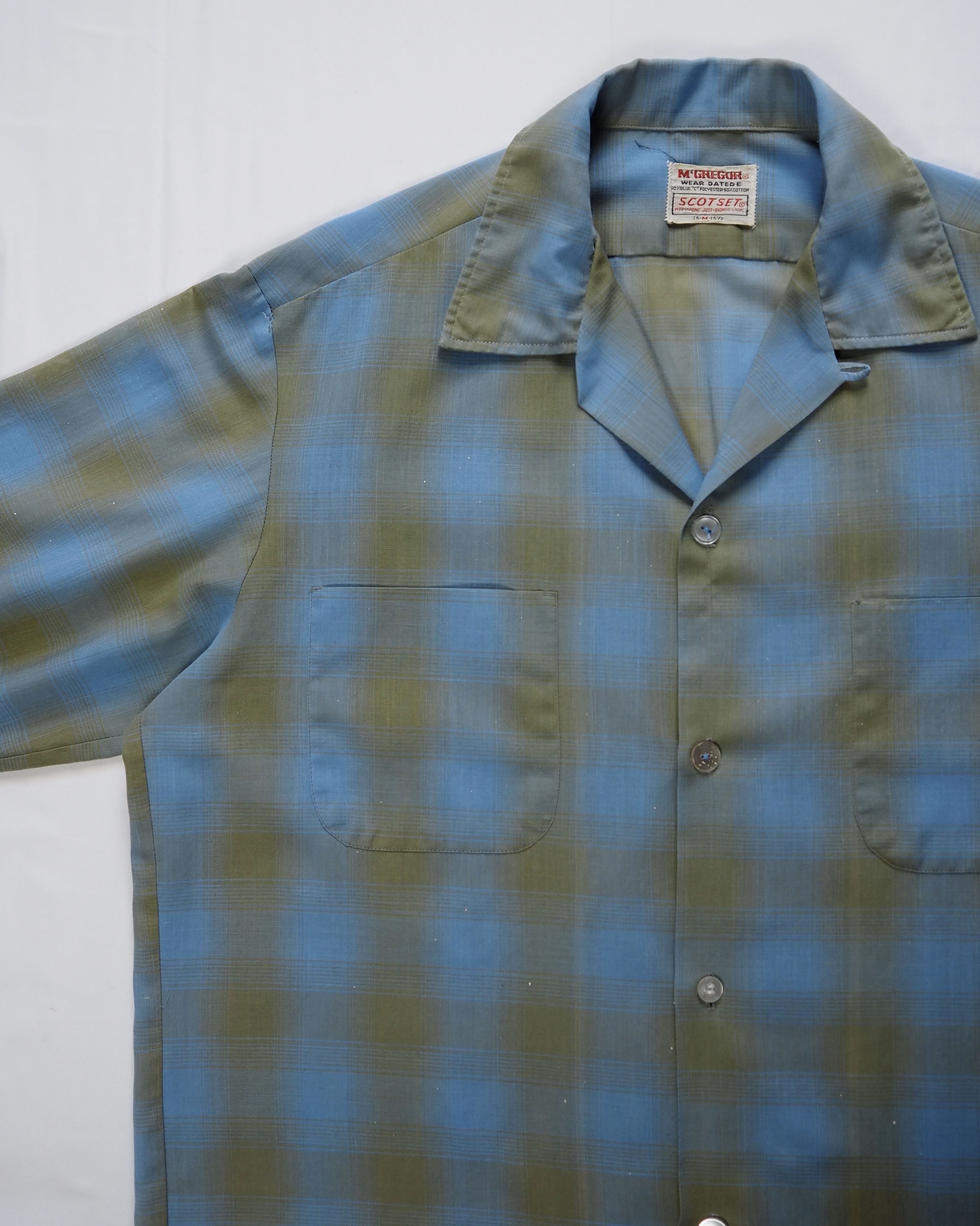 60’s McGregor オンブレシャツ ポリコットン の画像 8