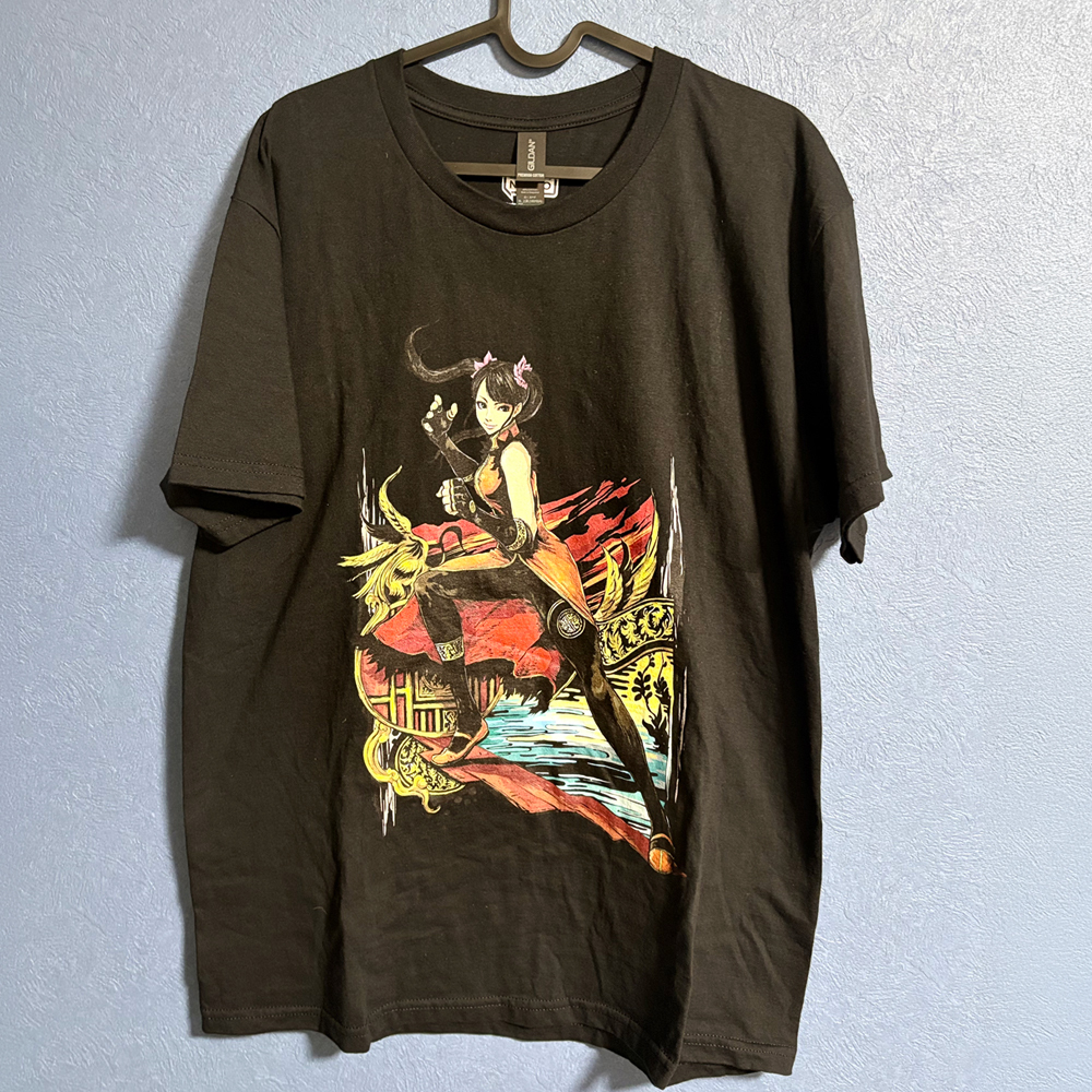 BANDAI NAMCO 鉄拳 リン・シャオユウ【古着/Tシャツ/格闘ゲーム】