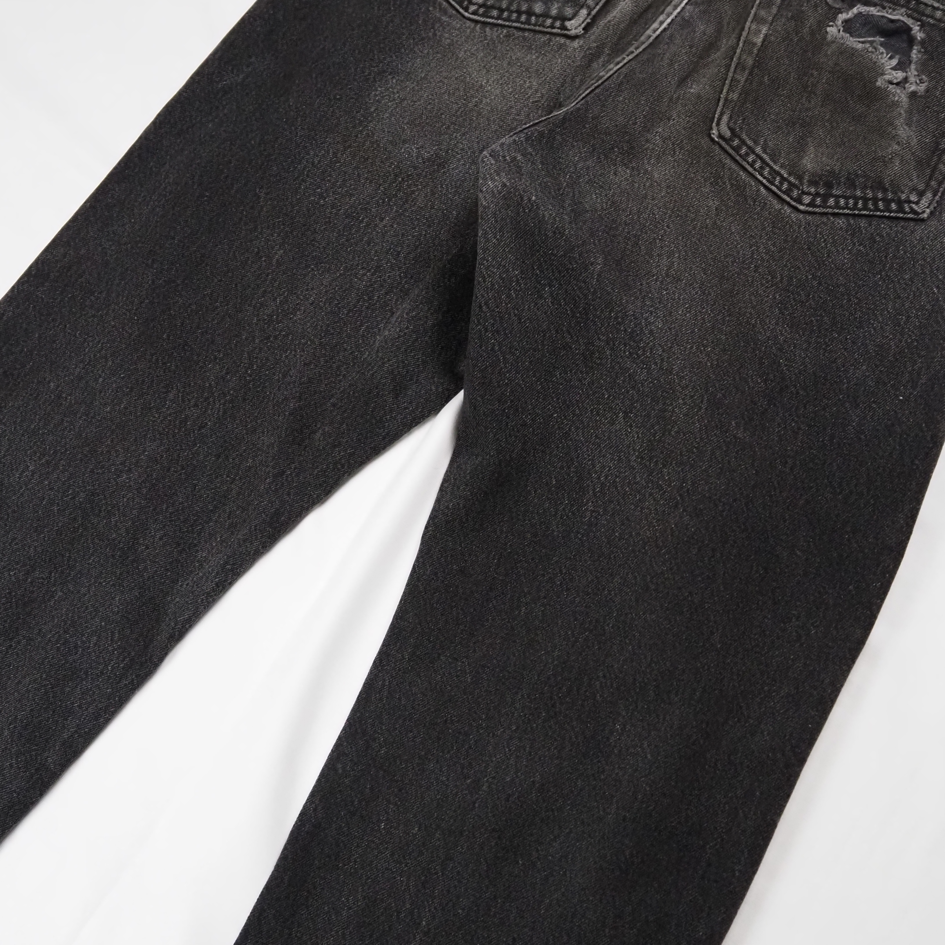 90’s-00’s OLD GAP ブラックデニム 32×29 の画像 16