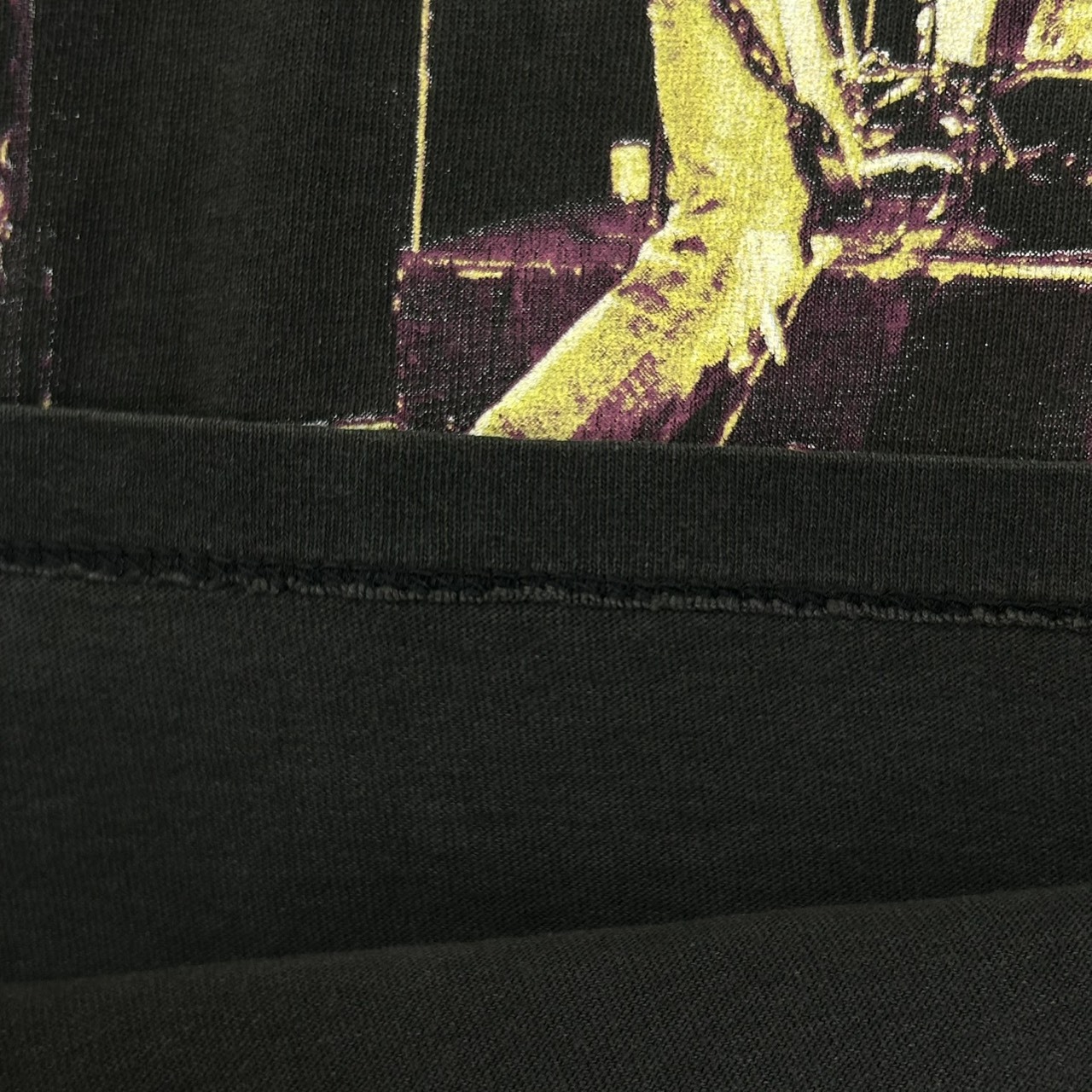 NIRVANA 1996 Vintage Live Photo T-Shirt Black XL の画像 11