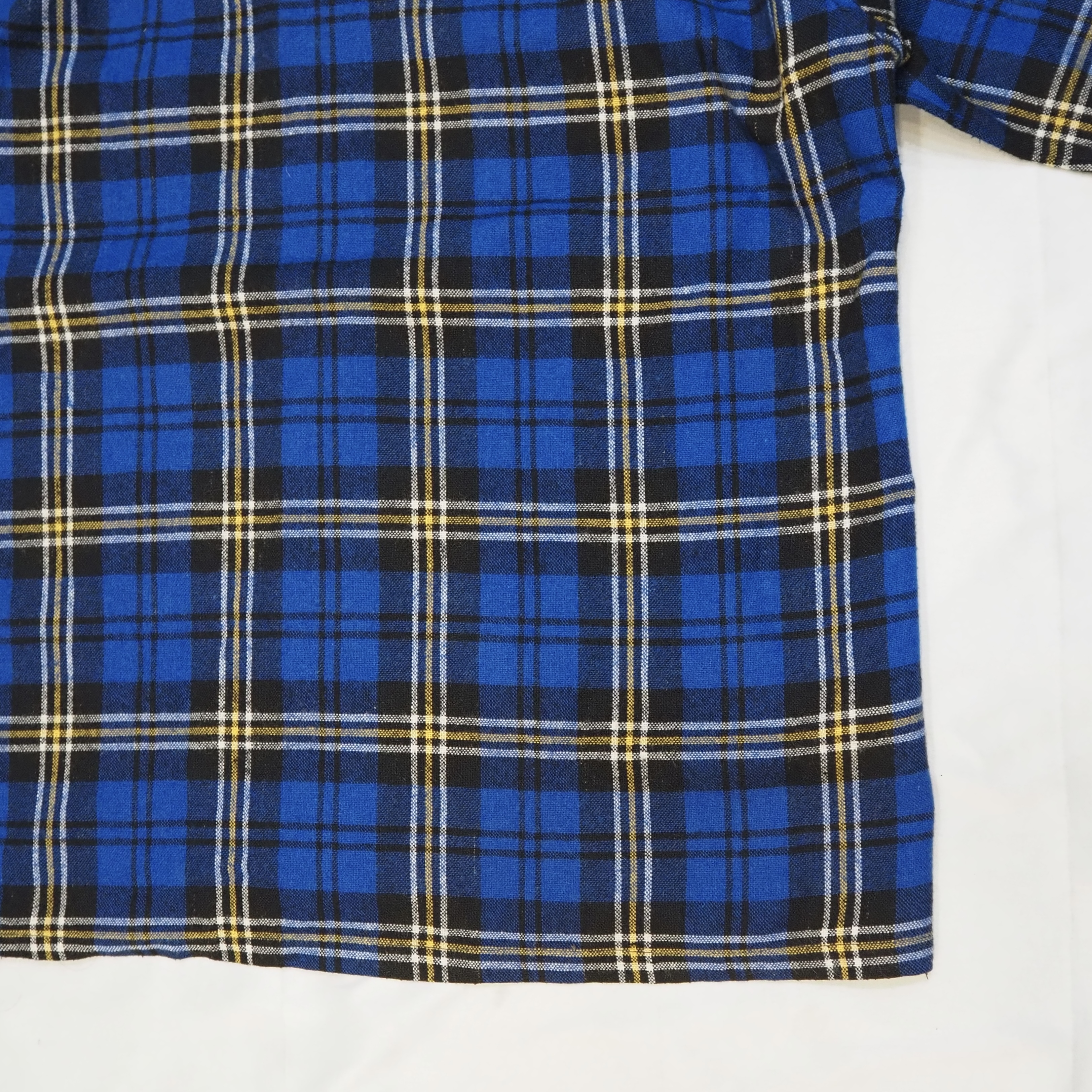 50’s Wool Shirt ブルー×イエロー の画像 14