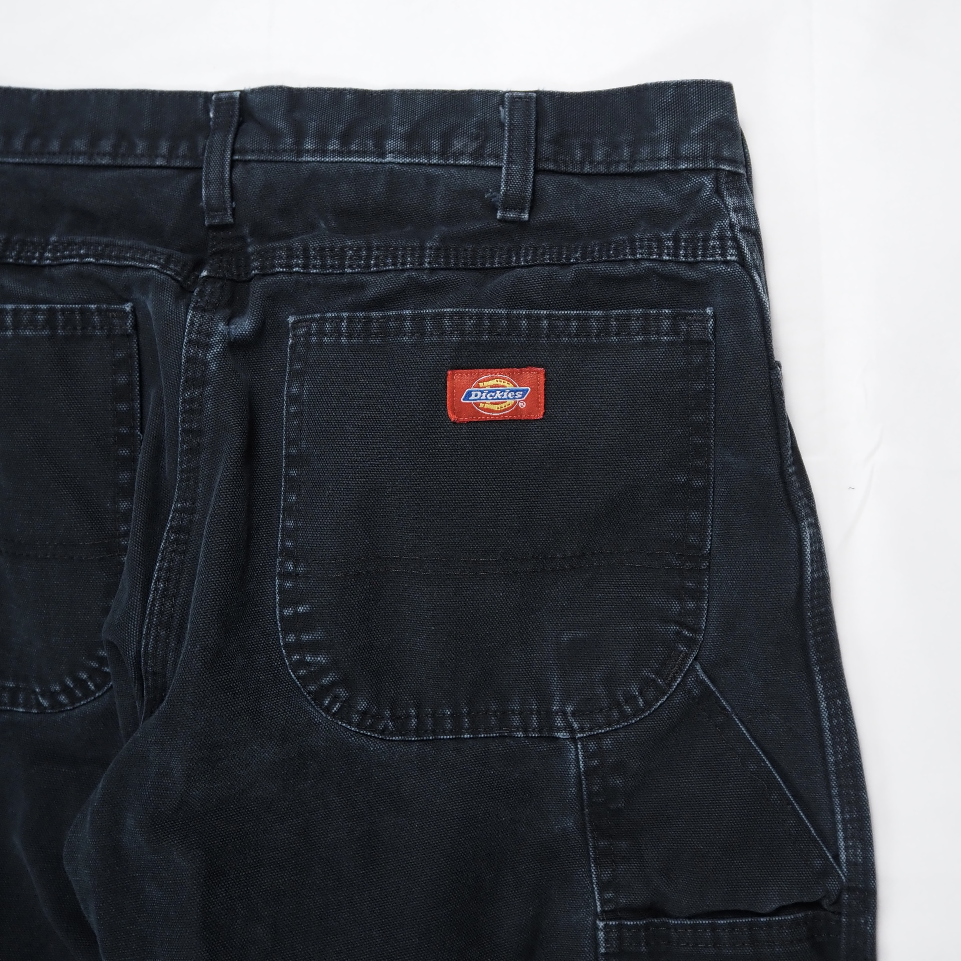 00’s Dickies ダックワークパンツ ブラック 実寸約32×31 の画像 13