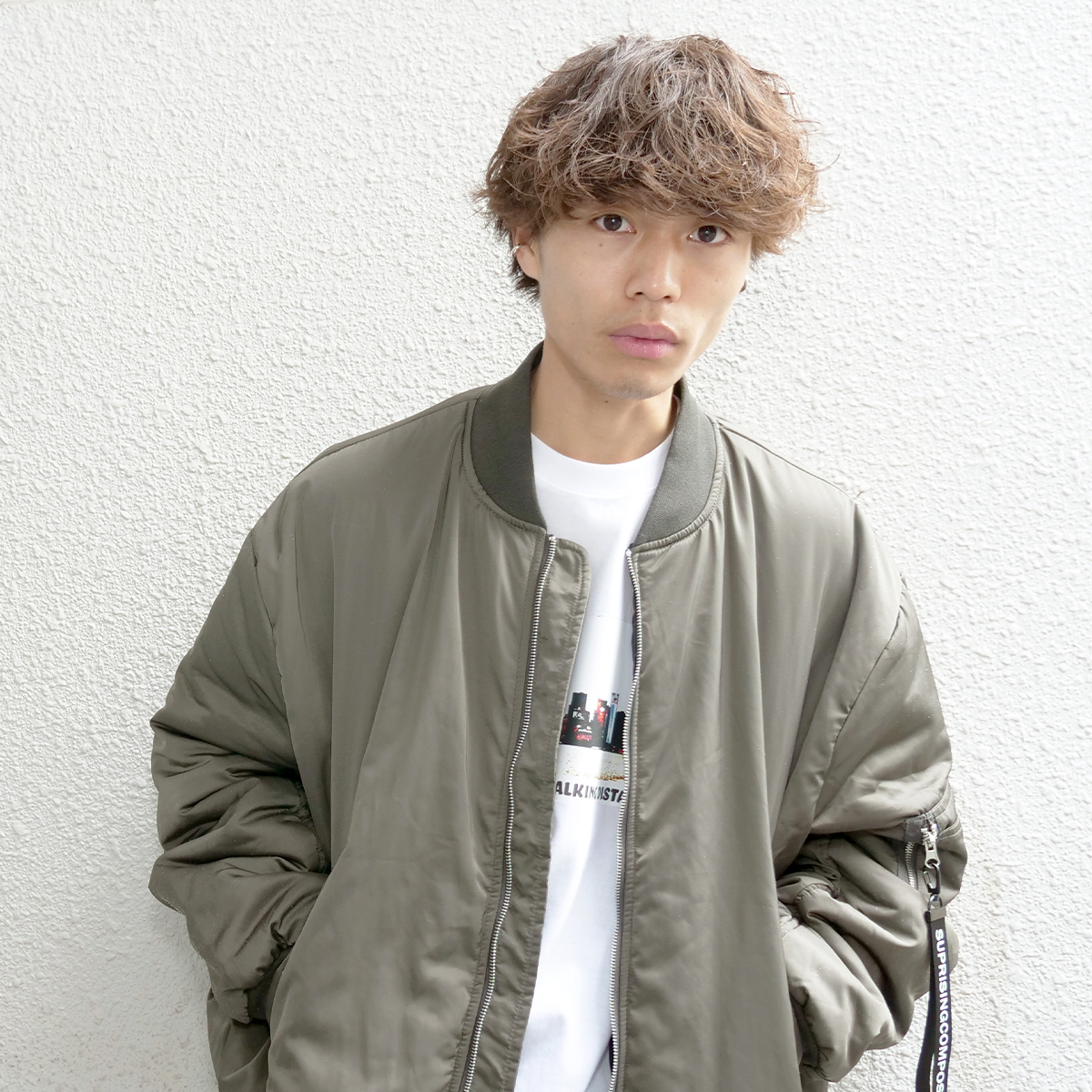 3colors ビッグシルエット Ma 1 Beatjive