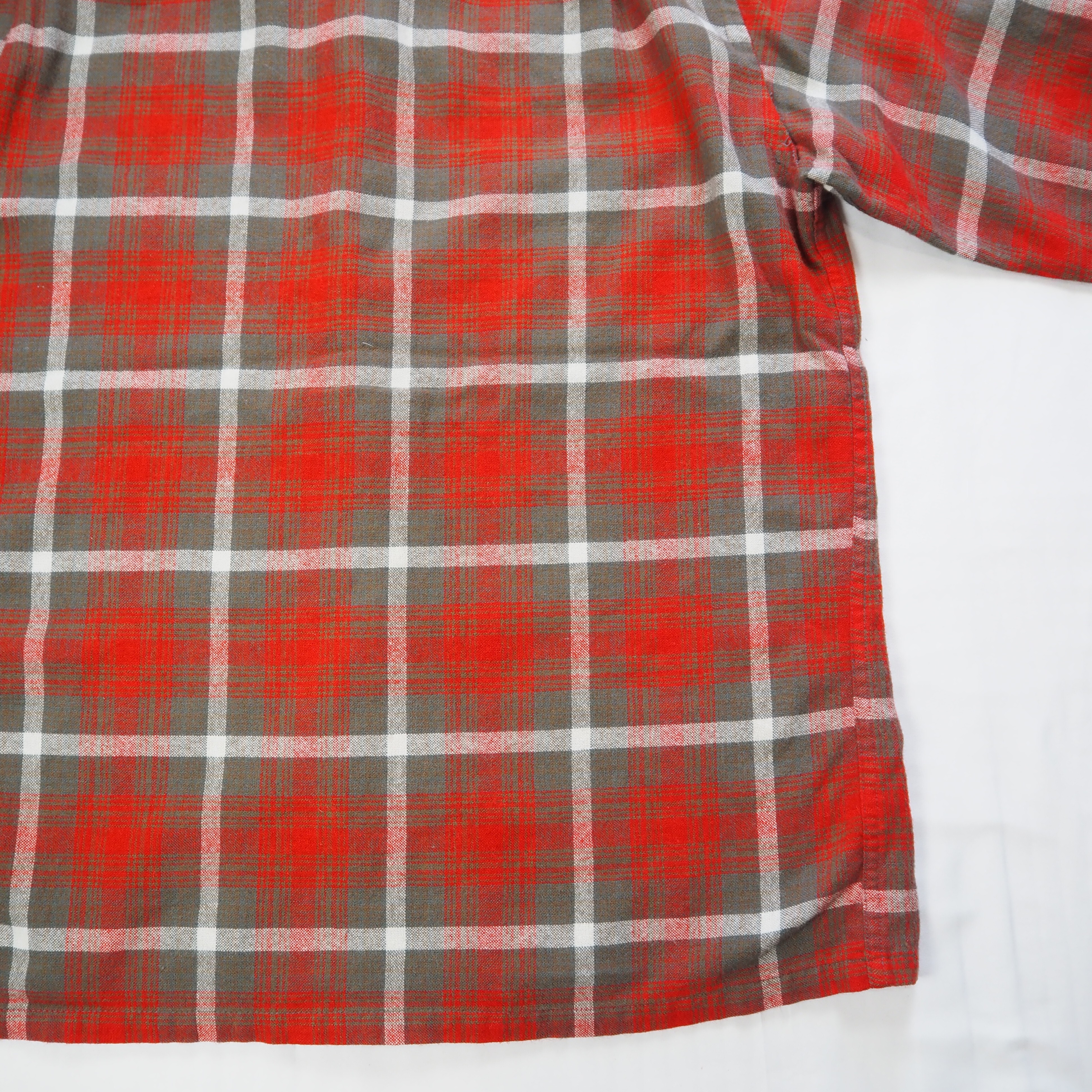 【9/23 20:00入荷】50's Towncraft ウールシャツ レッド×グレー の画像 17
