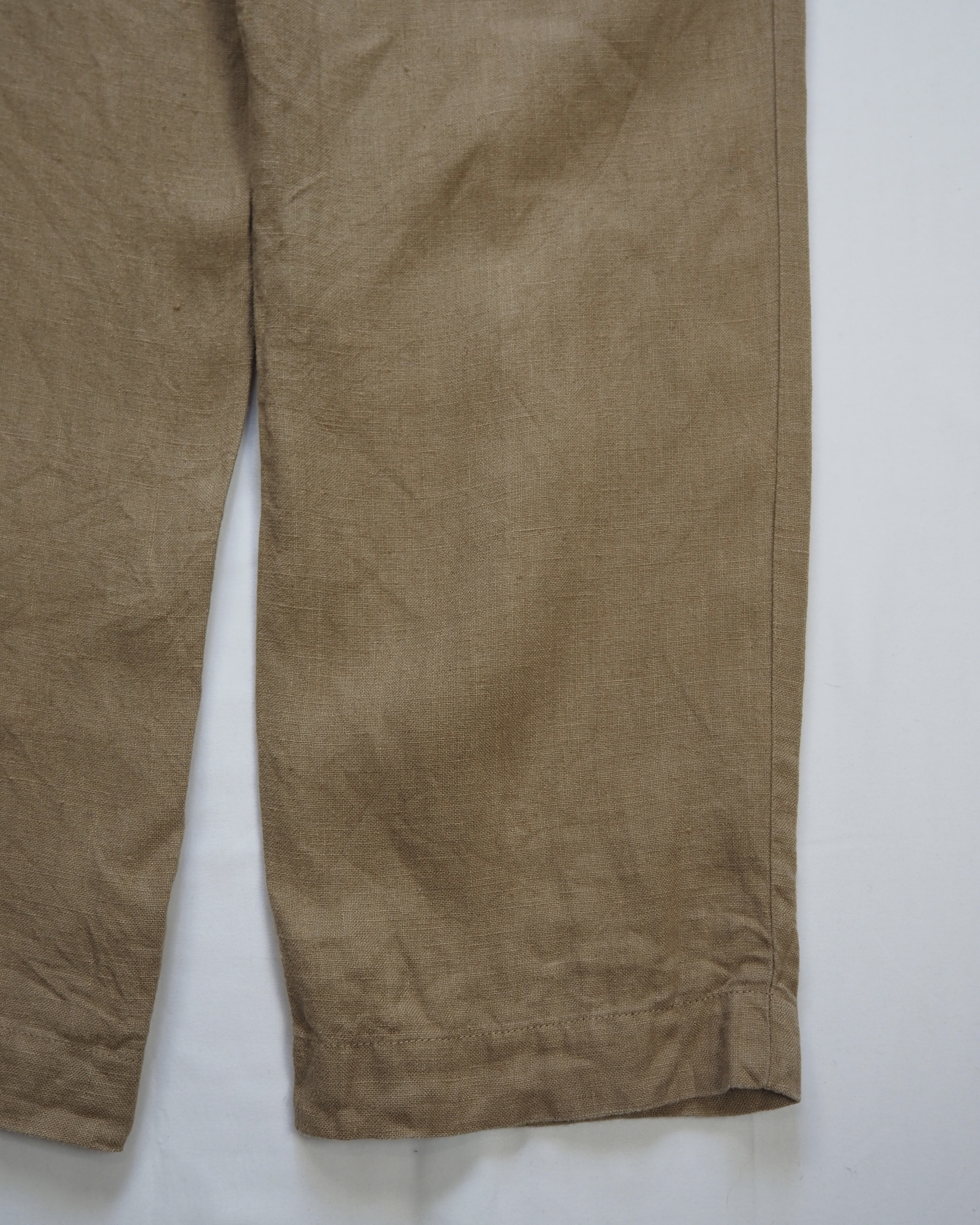 【5/6(水) 20:00入荷】90’s Ralph Lauren リネンスラックス 32×30 ブラウン の画像 17