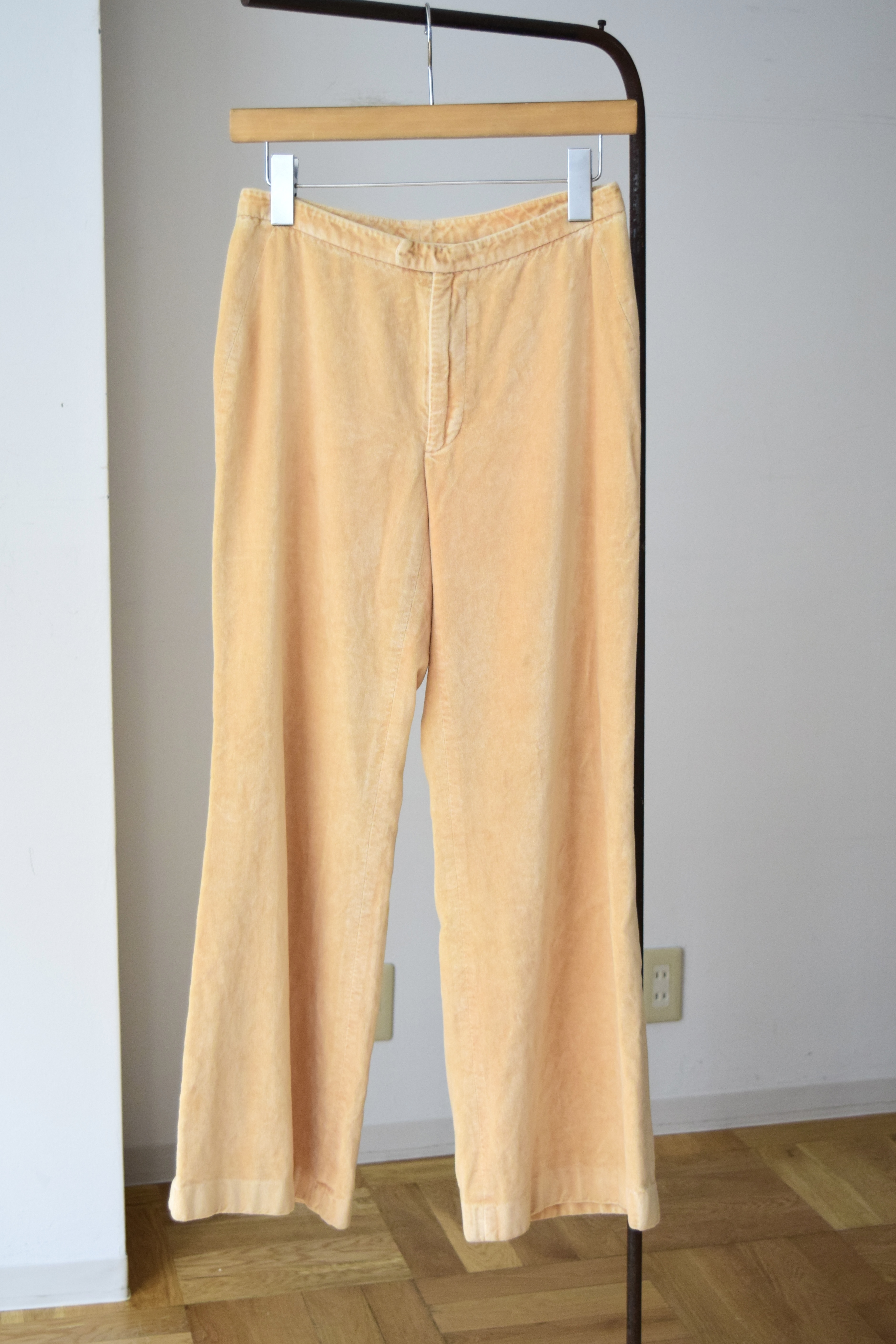 Velour flared pants の画像 5