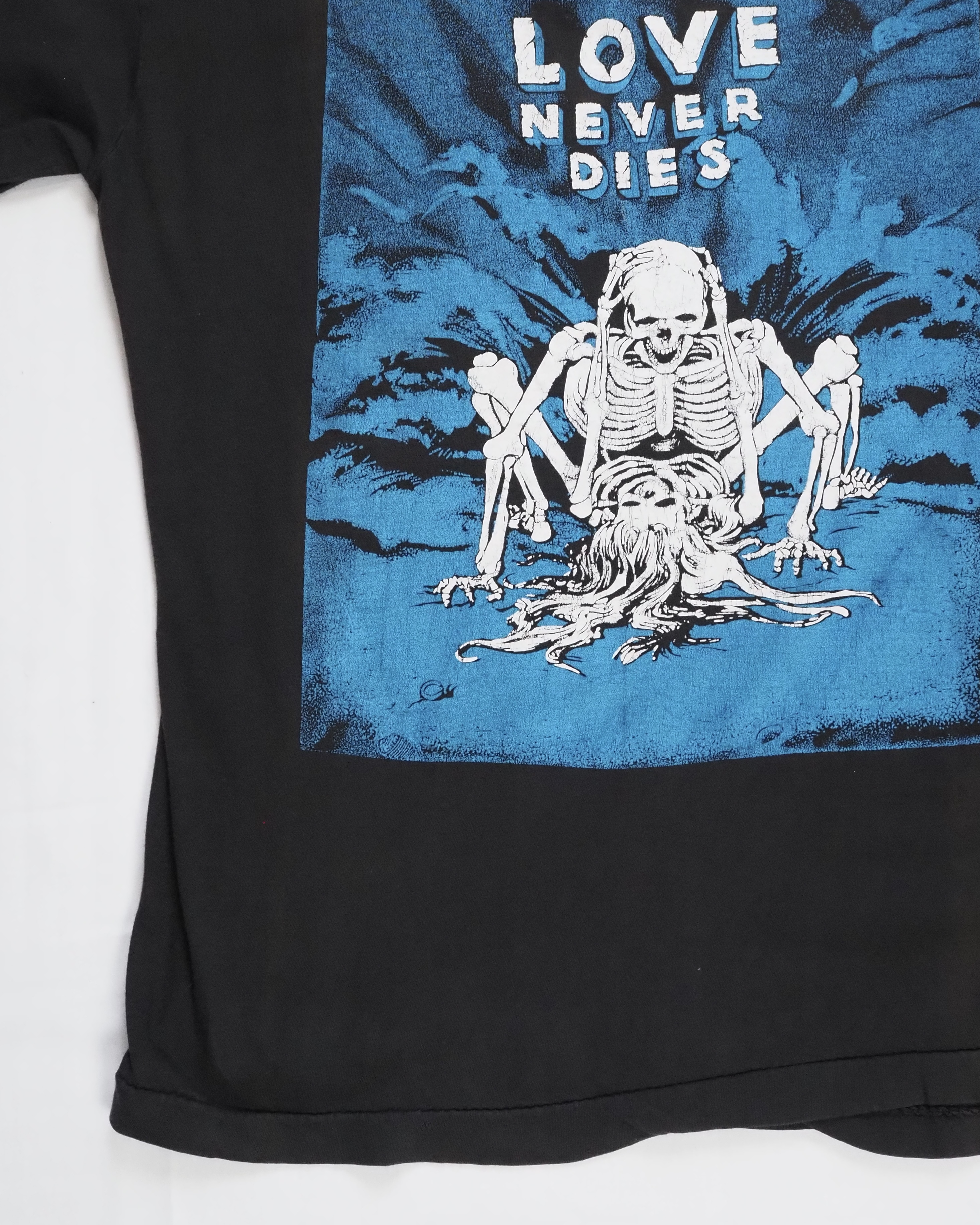 【5/6(水) 20:00入荷】80’s Love never dies Tシャツ スカル の画像 5