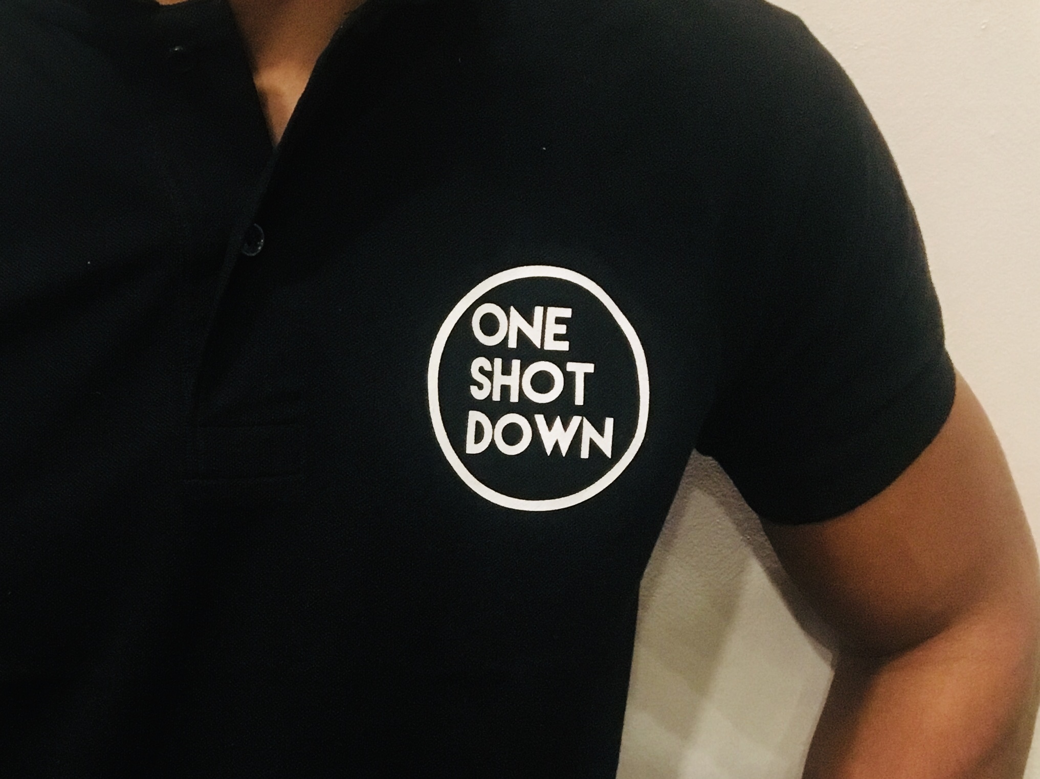 ONESHOTDOWN サークルロゴポロシャツ - 画像5