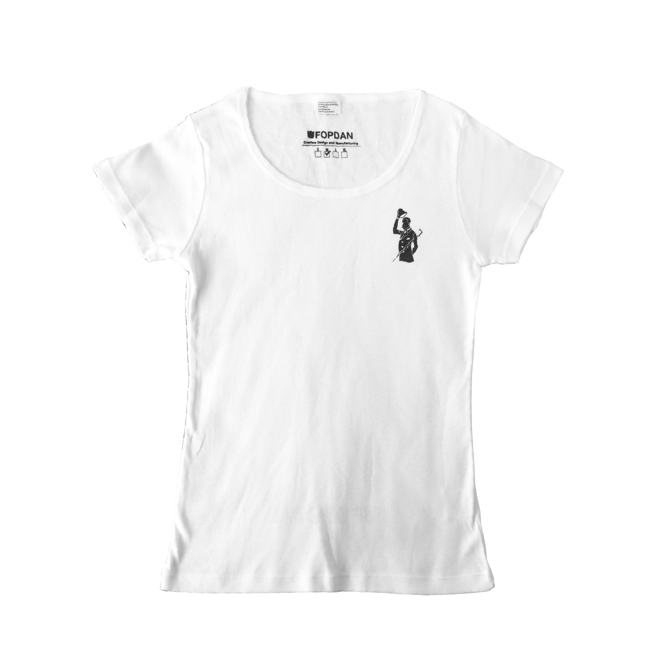 タイトフィットtシャツ レディース 白 Fopdan Store