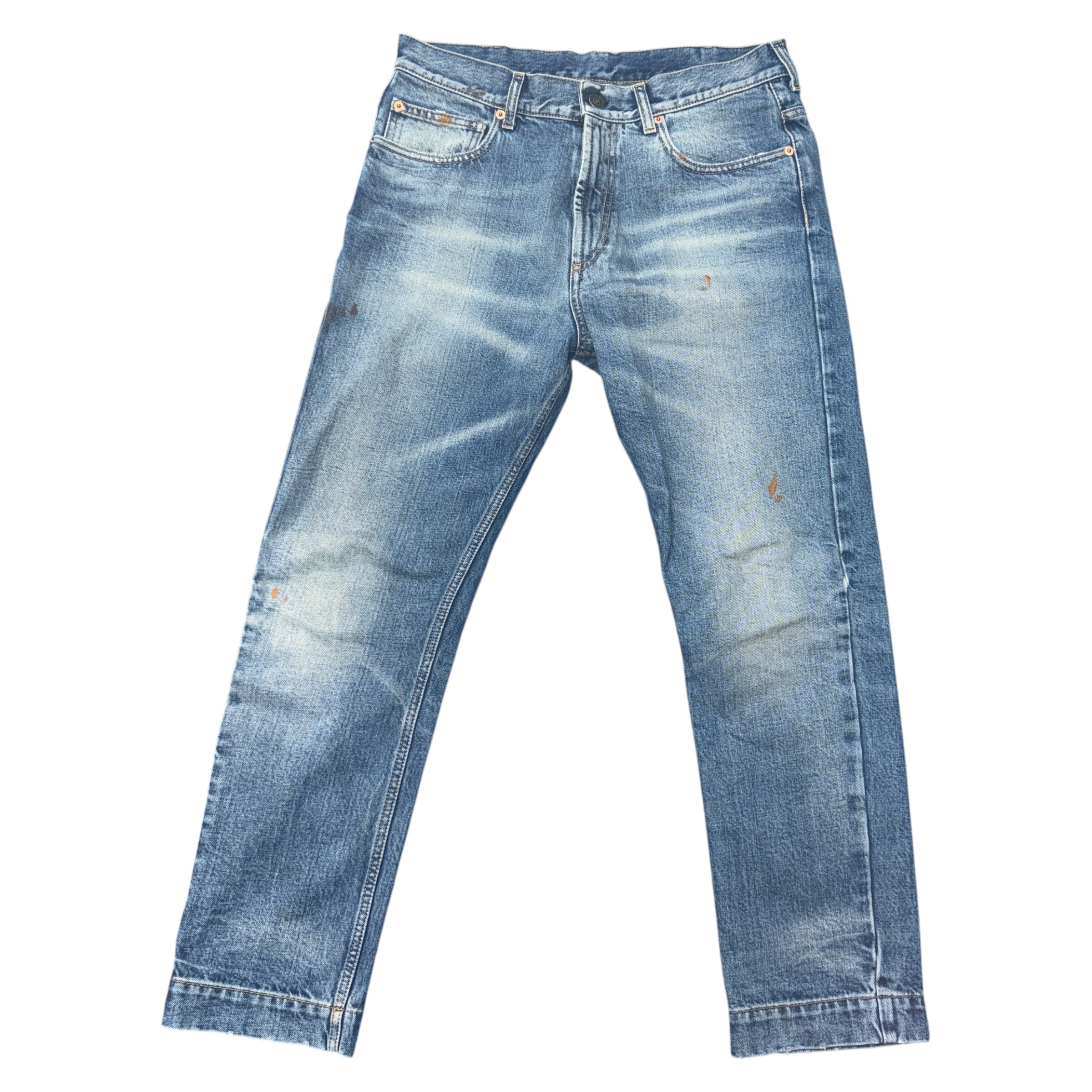 【GUCCI】グッチ ペイント・ダメージ加工 デニムパンツ