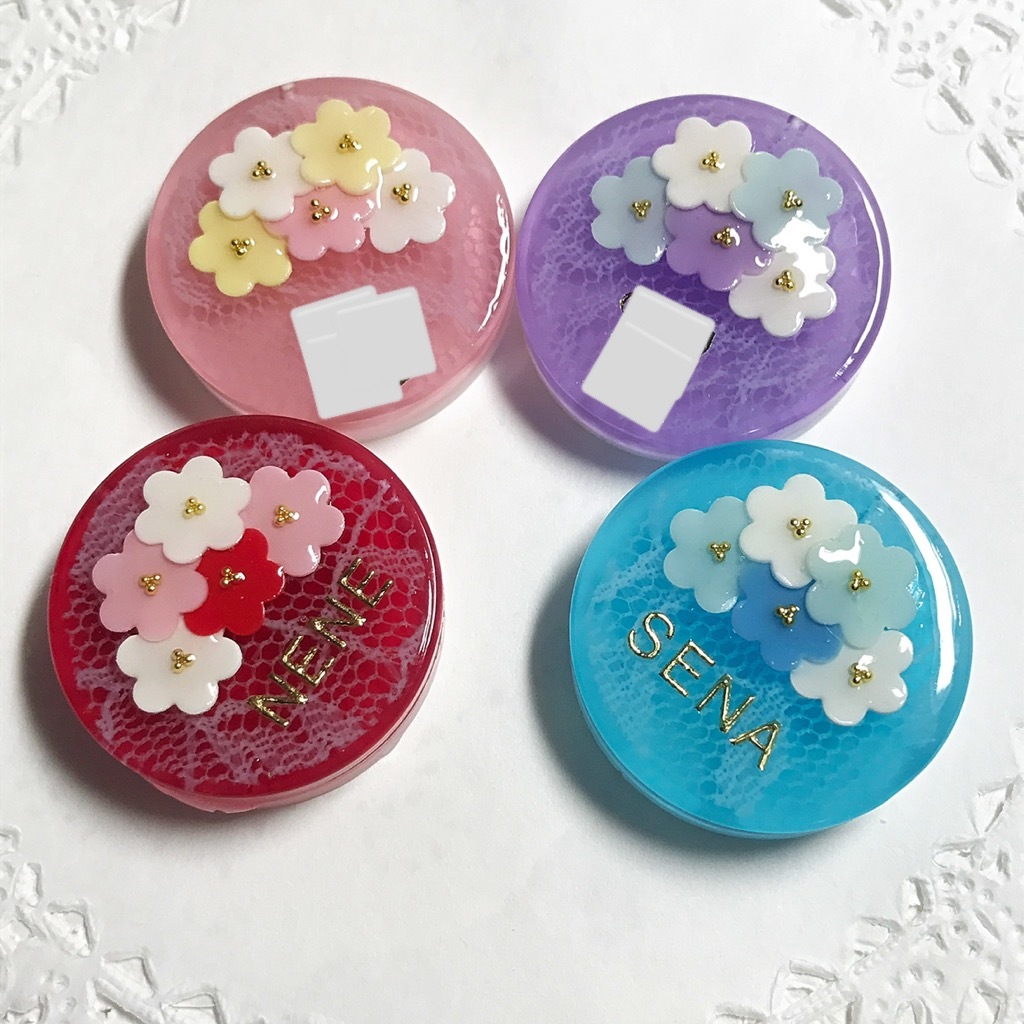 選べる4種類 名前入り レースflowerブーケゼリーケーキのブローチ Teatimeshop 選べる4種類 名前入り レースflowerブーケゼリーケーキのブローチ Teatimeshop