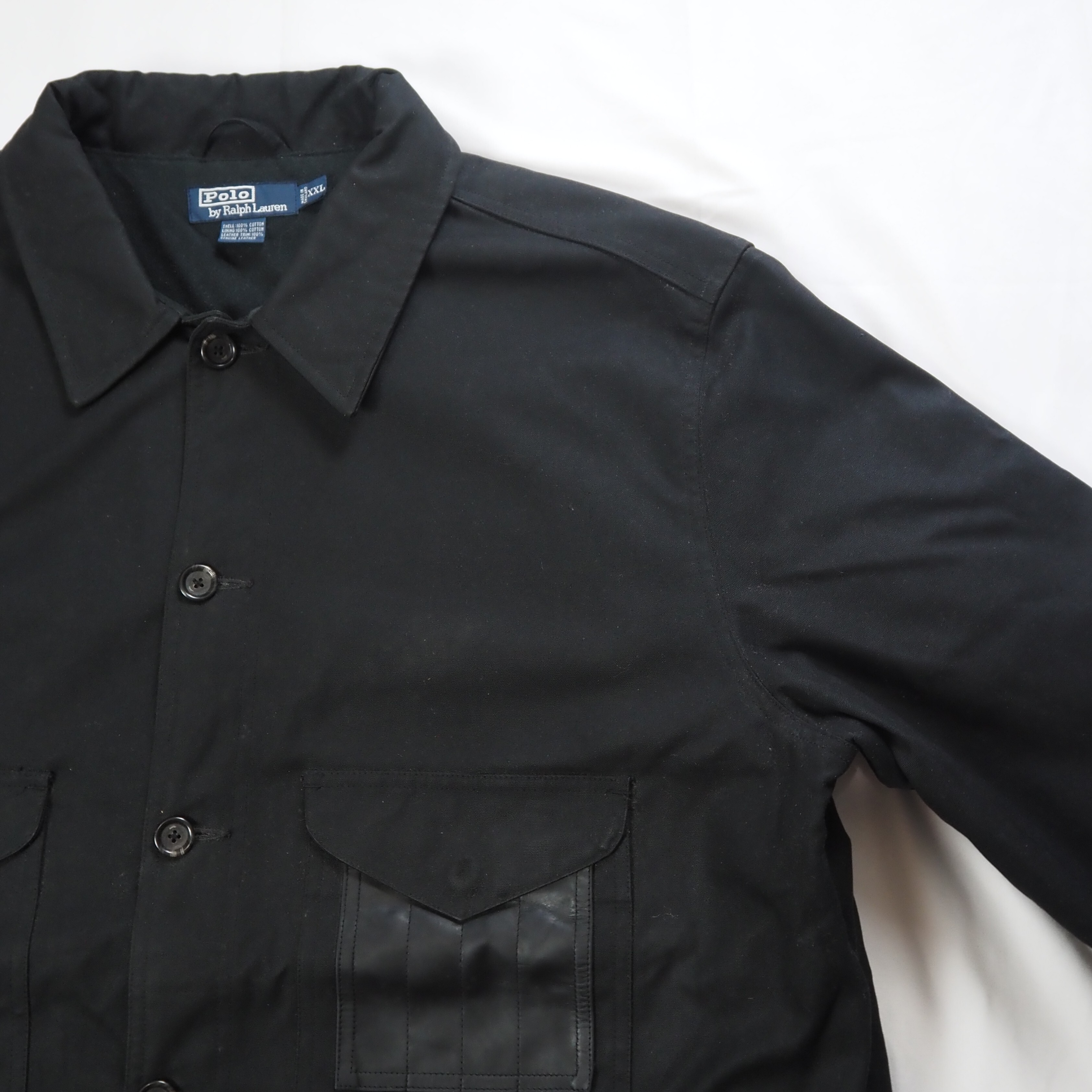 【9/23 20:00入荷】90's Ralph Lauren ハンティングジャケット ブラック の画像 7