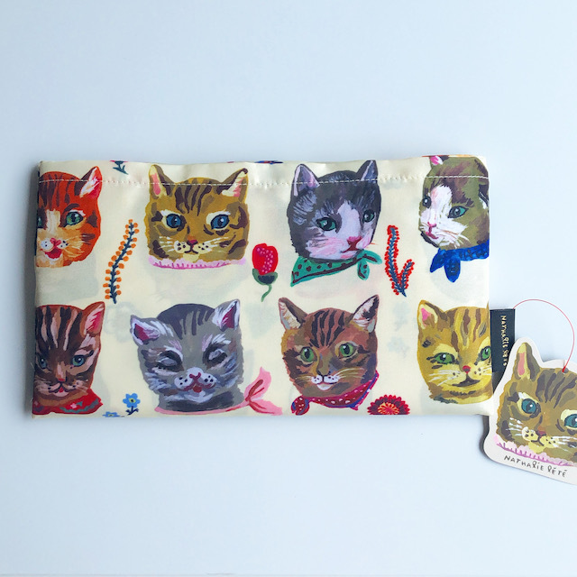 Nathalie Lete Pocketable Eco Bag Cat ナタリーレテ エコバッグ 猫 ネコ Yay Design Household Goods