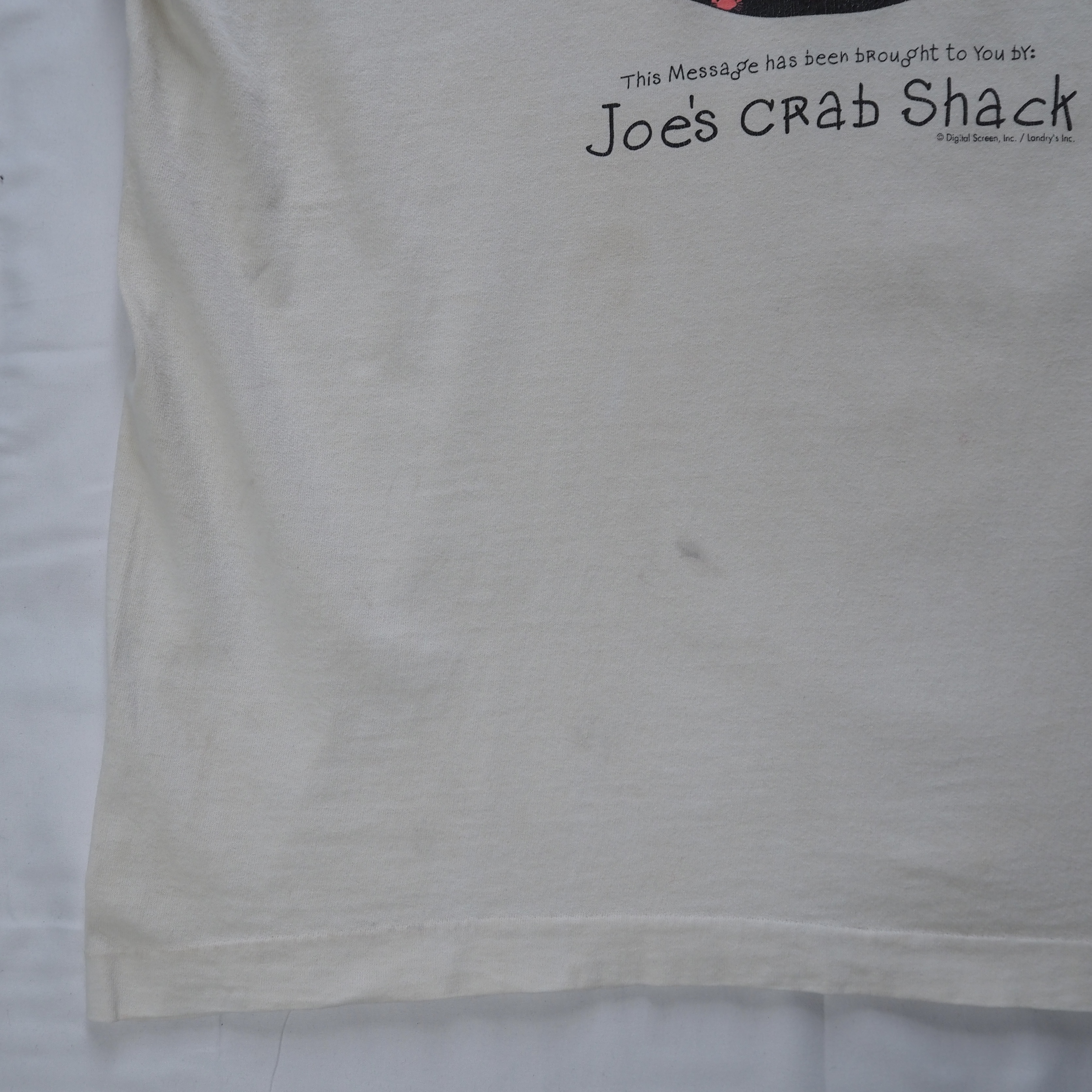 90’s Fruits of the loom ピースマークTシャツ XL の画像 6