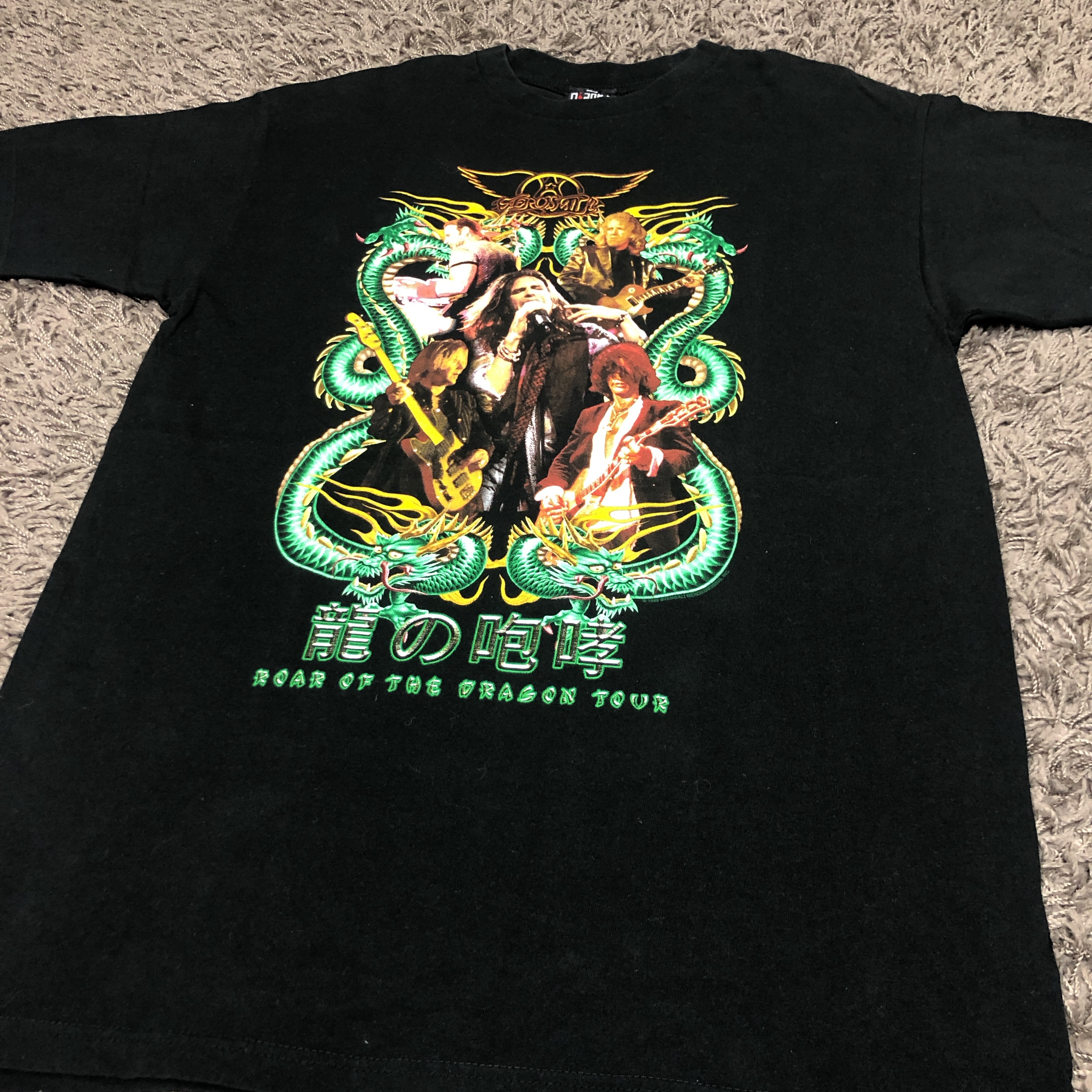 入手困難 エアロスミス Giantコピーライト有レア龍バンドtシャツm1786 Dust Magnet Club ヴィンテージ古着 トレンド古着 アメカジ 90s コレクティブル