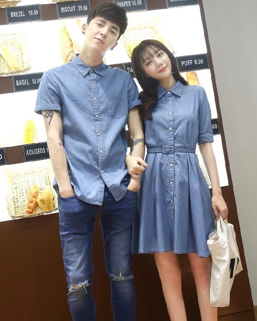 カップル リンクコーデ デニムワンピース デニムシャツ 0026 夫婦 親子 カップルのリンクコーデ専門店 Pair Cele ペアセレ カップル リンクコーデ デニムワンピース デニムシャツ 0026 夫婦 親子 カップルのリンクコーデ専門店 Pair Cele ペアセレ