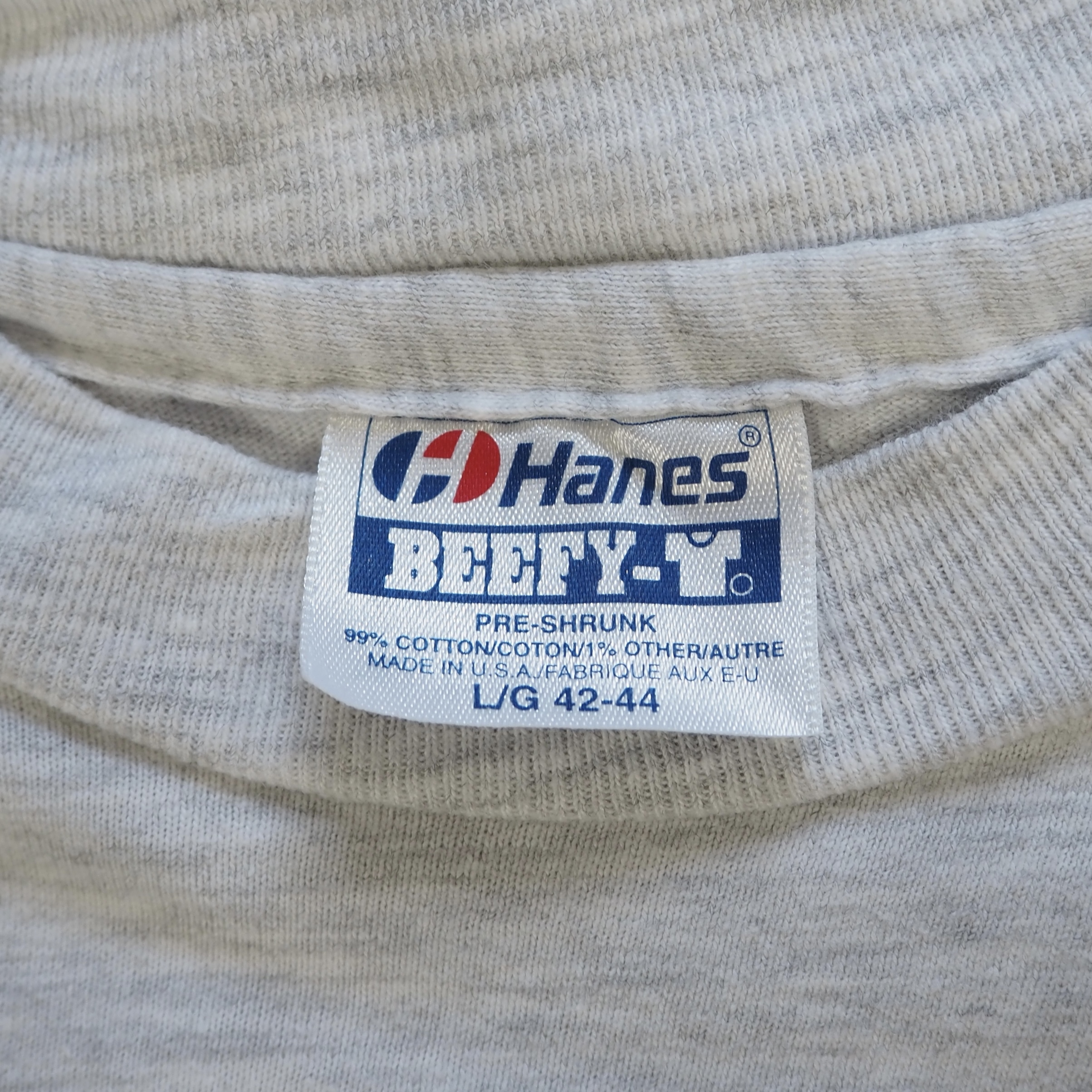 90’s Hanes ワークTシャツ 企業Tシャツ ピンク Lサイズ の画像 10