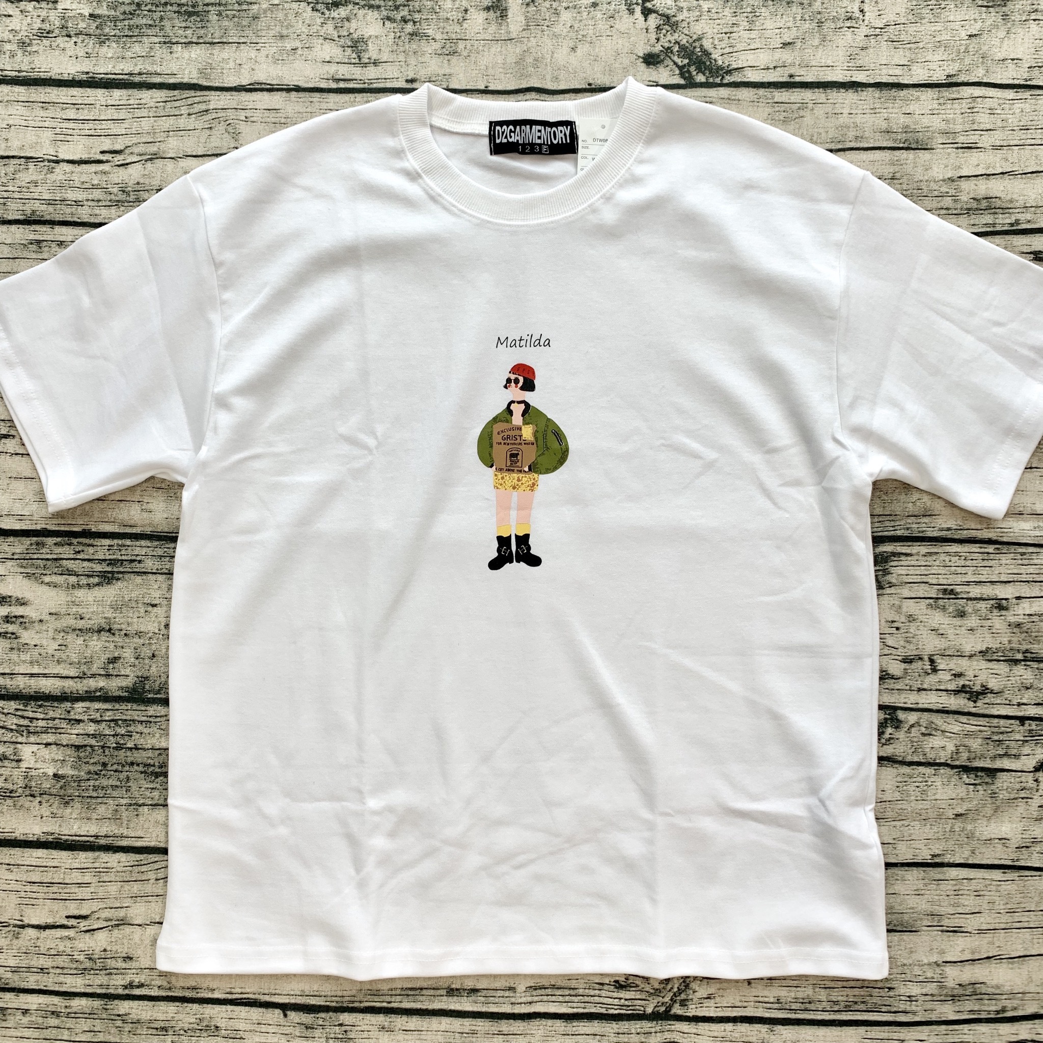 Matilda ペインティングイラスト Tシャツ The Way Matilda ペインティングイラスト Tシャツ The Way