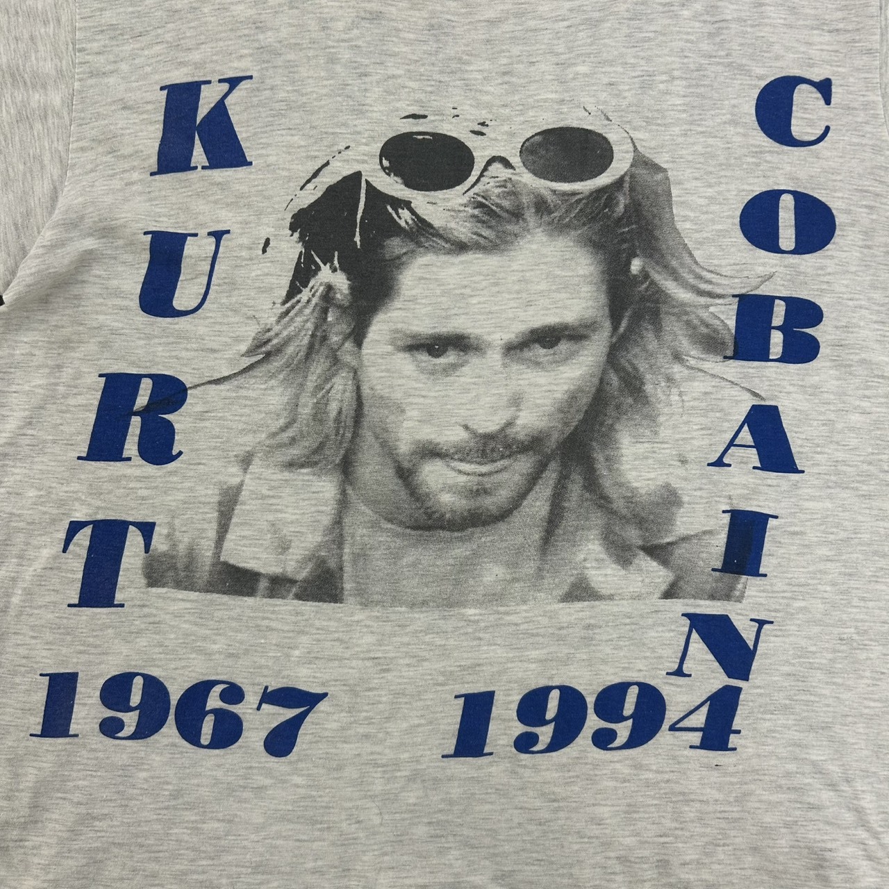 KURT COBAIN カートコバーン 1967-1994 フォトプリント バンドT BOOT LEG ブラック 古着 ロックT L の画像 5