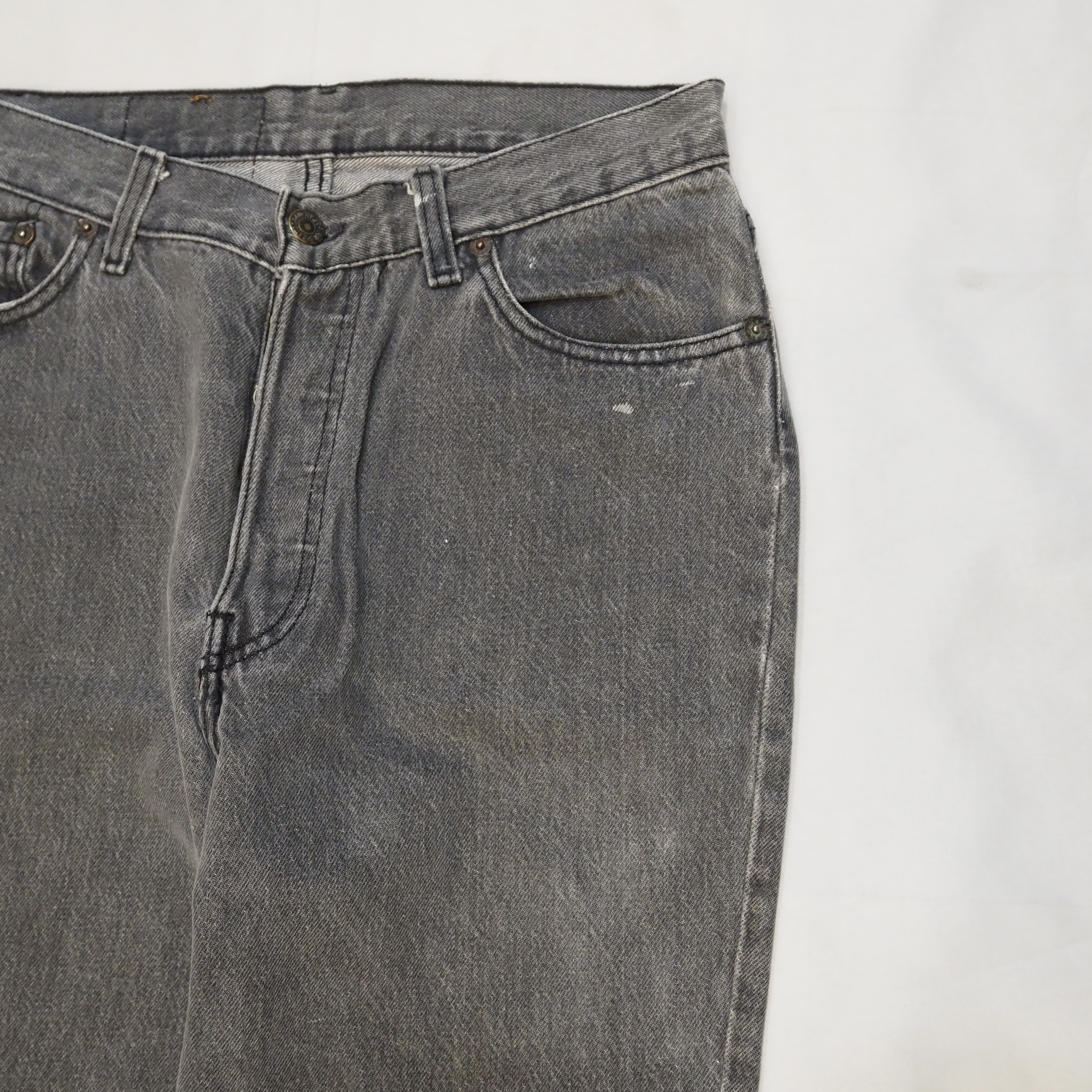 80’s Levi’s 501 6158 Black Denim 先染め 30×28 の画像 3