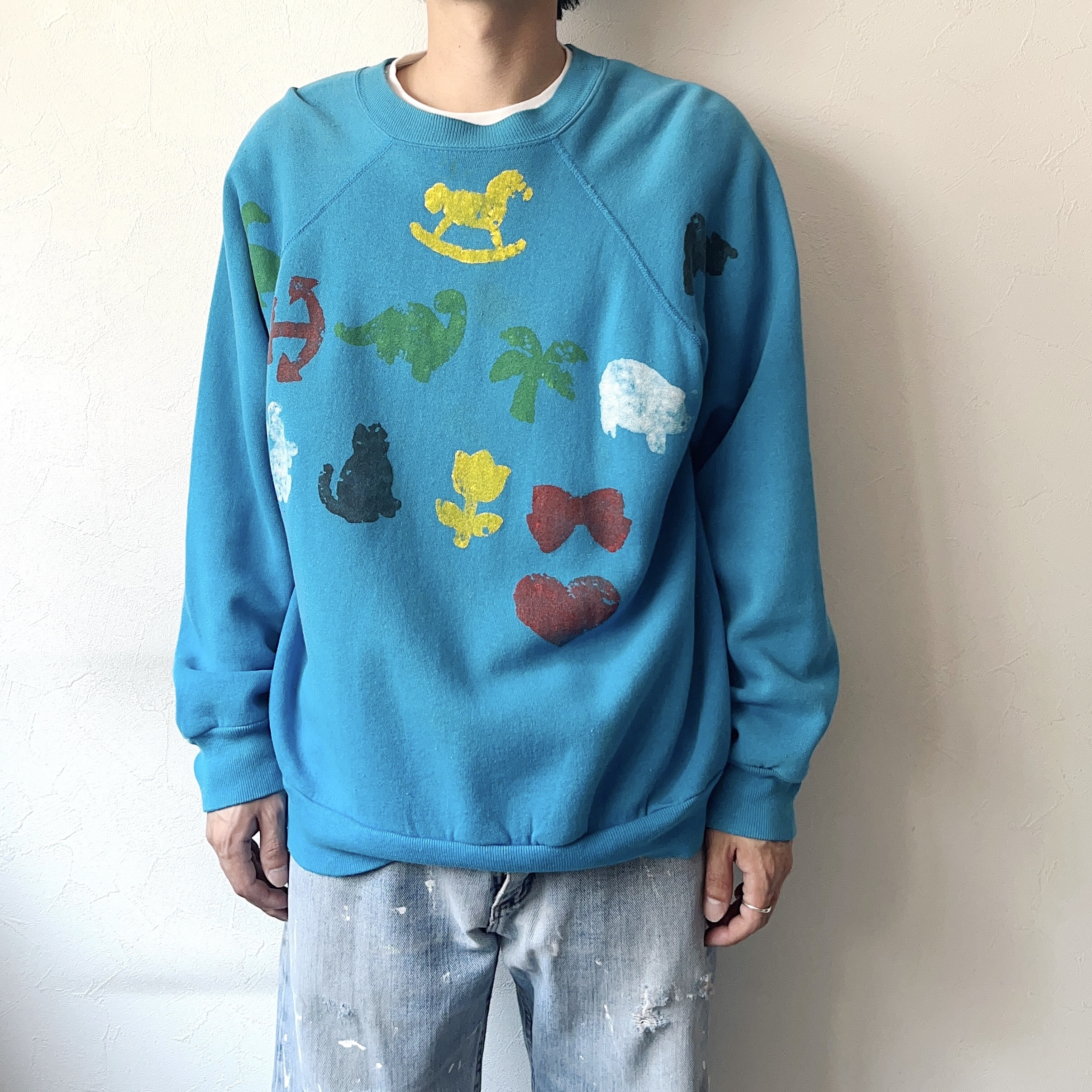 Vintage 80〜90's "Favorite things" Painted Sweat の画像 3