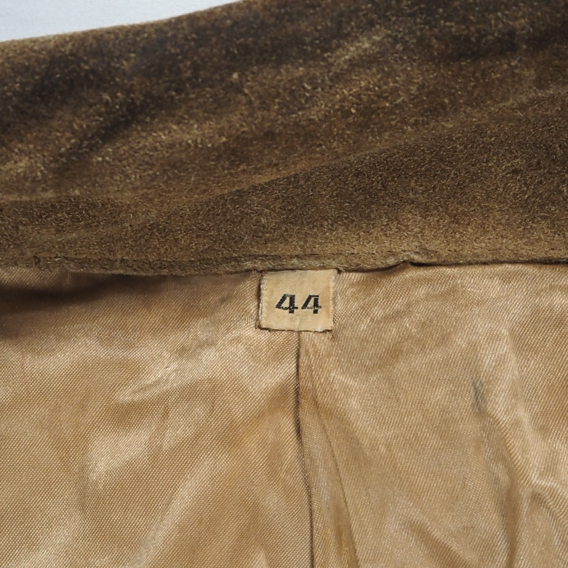 【9/23 20:00入荷】40's〜 レザーフリンジジャケット サイズ44 の画像 5