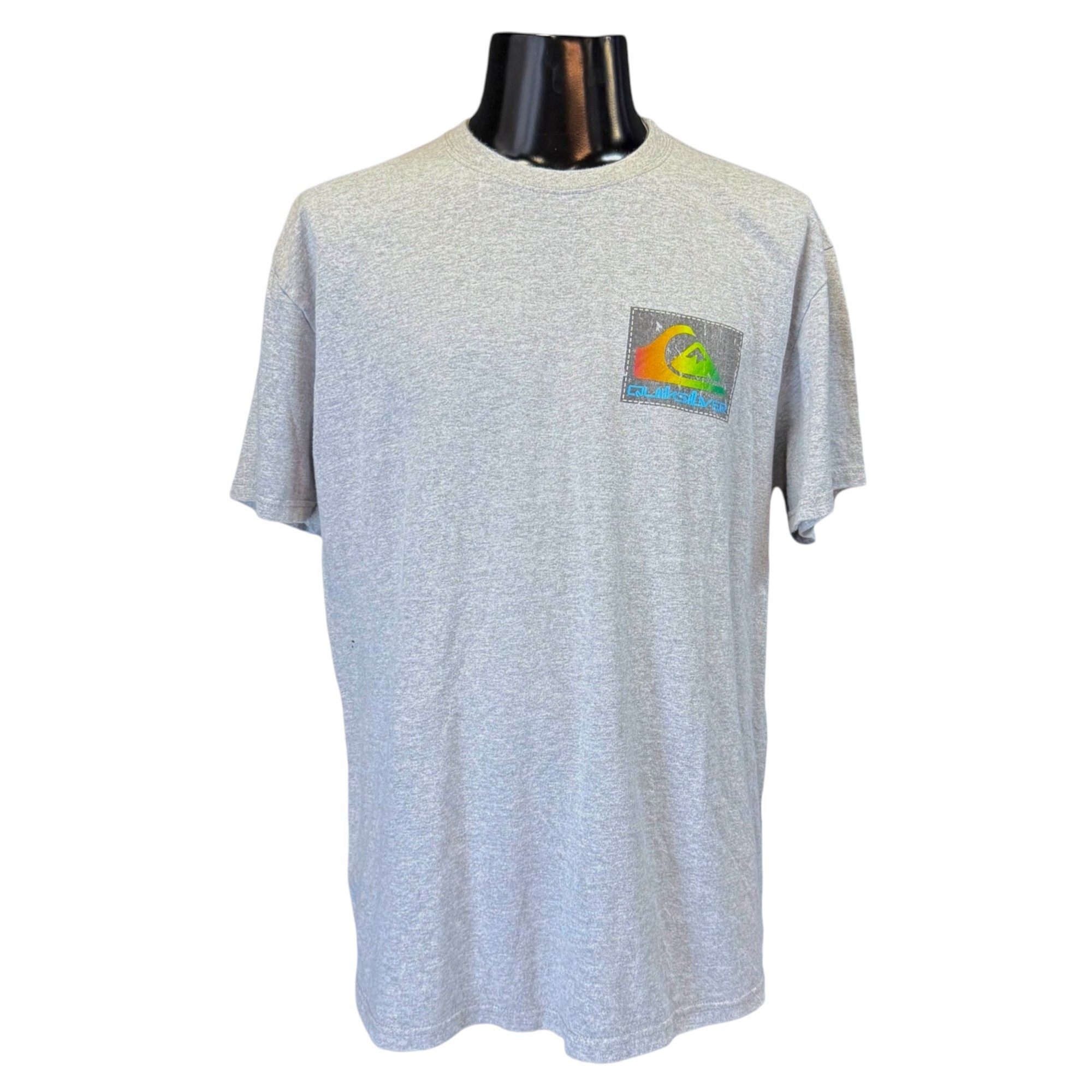 【QUIK SILVER】クイックシルバー ロゴプリント Tシャツ L