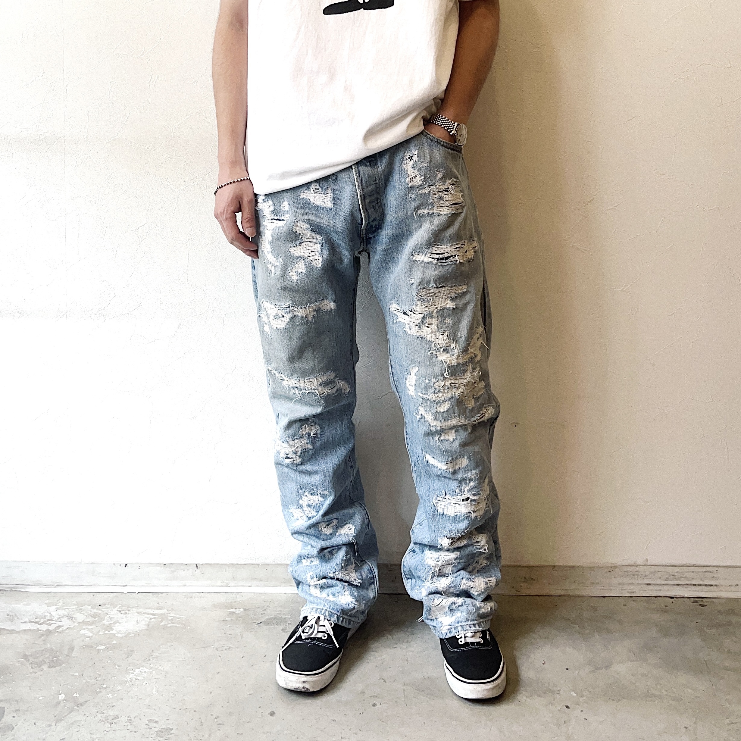 Y2K【Levi's】501 Grunge Denim Pants の画像 3