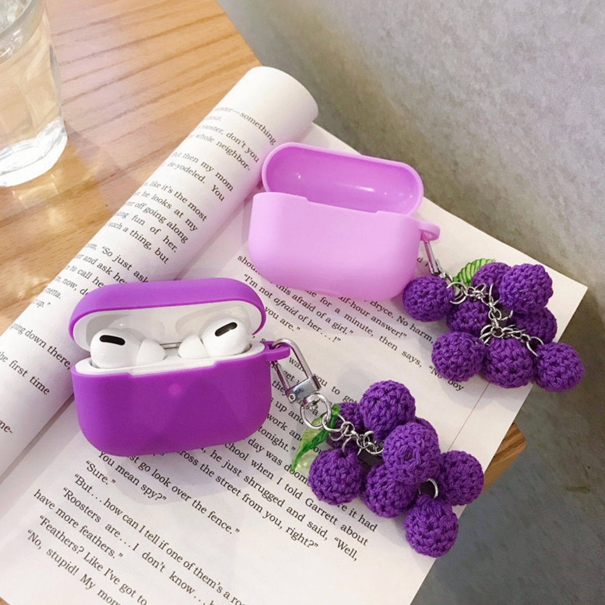 Airpods ケース 韓国 ぶどう 果物 フルーツ チャーム付き カバー かわいい シンプル 大人 可愛い お洒落 イヤホンケース シリコン セレクトショップオンリーユー Airpods ケース 韓国 ぶどう 果物 フルーツ チャーム付き カバー かわいい シンプル 大人 可愛い お洒落 イヤホンケース シリコン セレクトショップオンリーユー