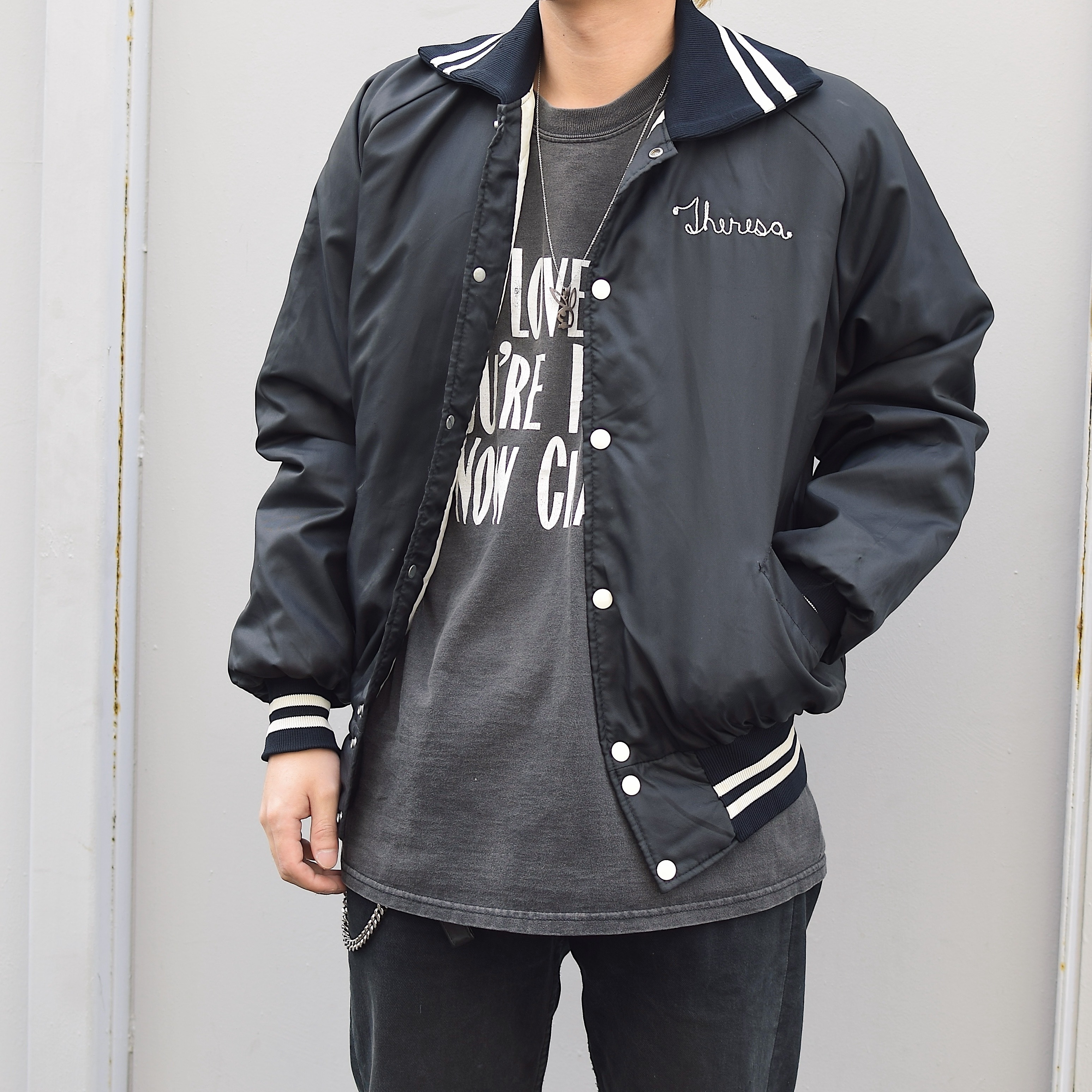 Vintage 80's【HOLLOWAY】"OHIO HI-POINT JVS DRAFTING" Nylon Jacket の画像 3