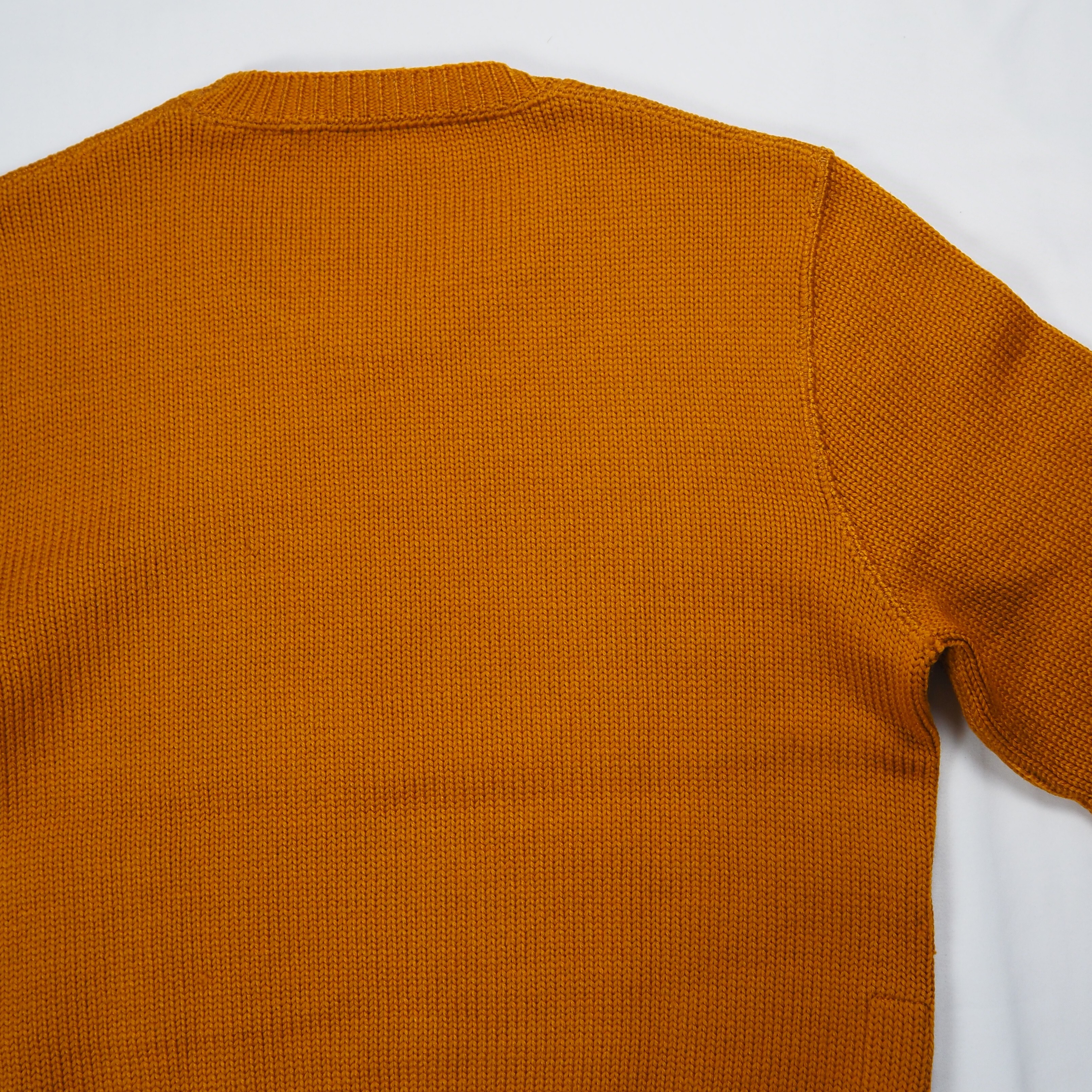 【9/23 20:00入荷】40's ウールニット マスタードイエロー の画像 14